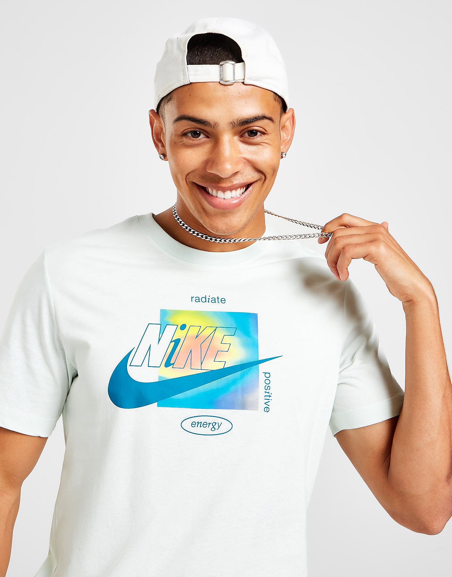 Nike Powerfully Positive T-Shirt - Green - Mens, Green