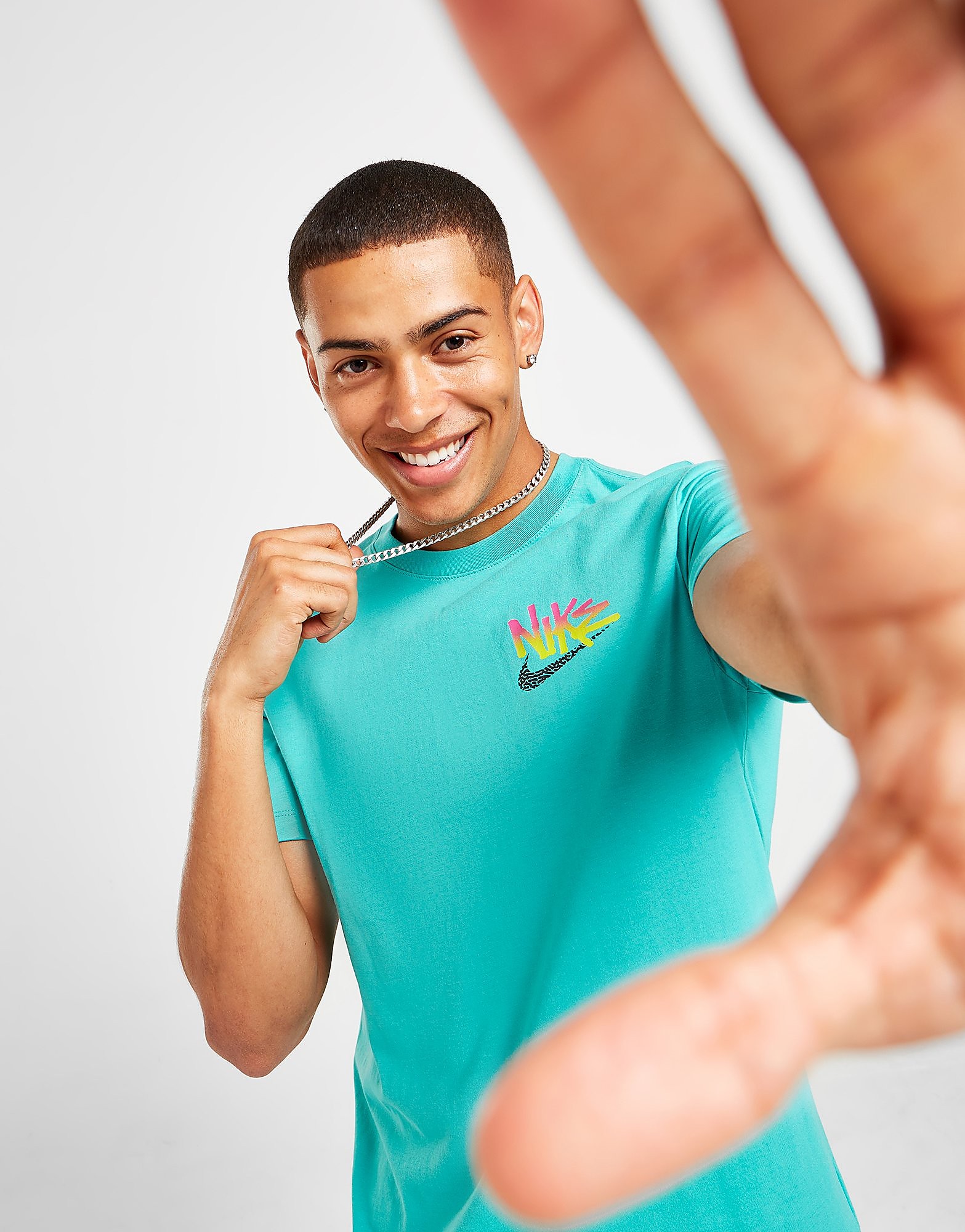 

Nike Back Graphic Fade T-Shirt - Washed Teal - Mens, Washed Teal
