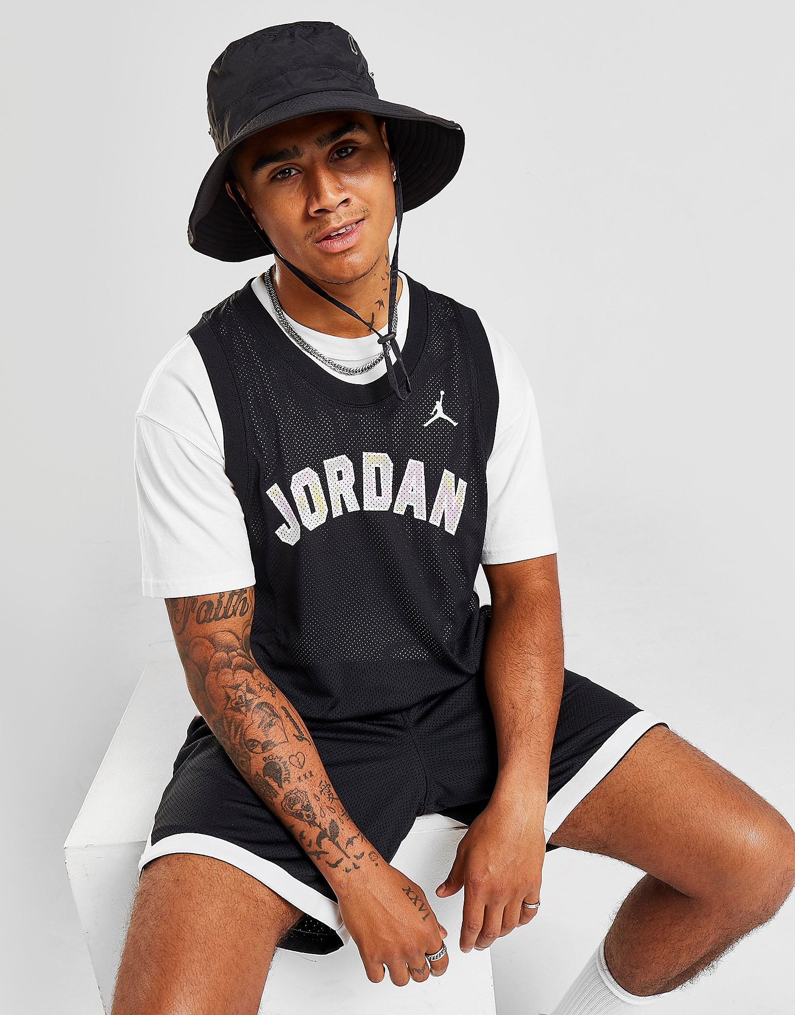 

Jordan DNA Basketball Vest - Black - Mens, Black