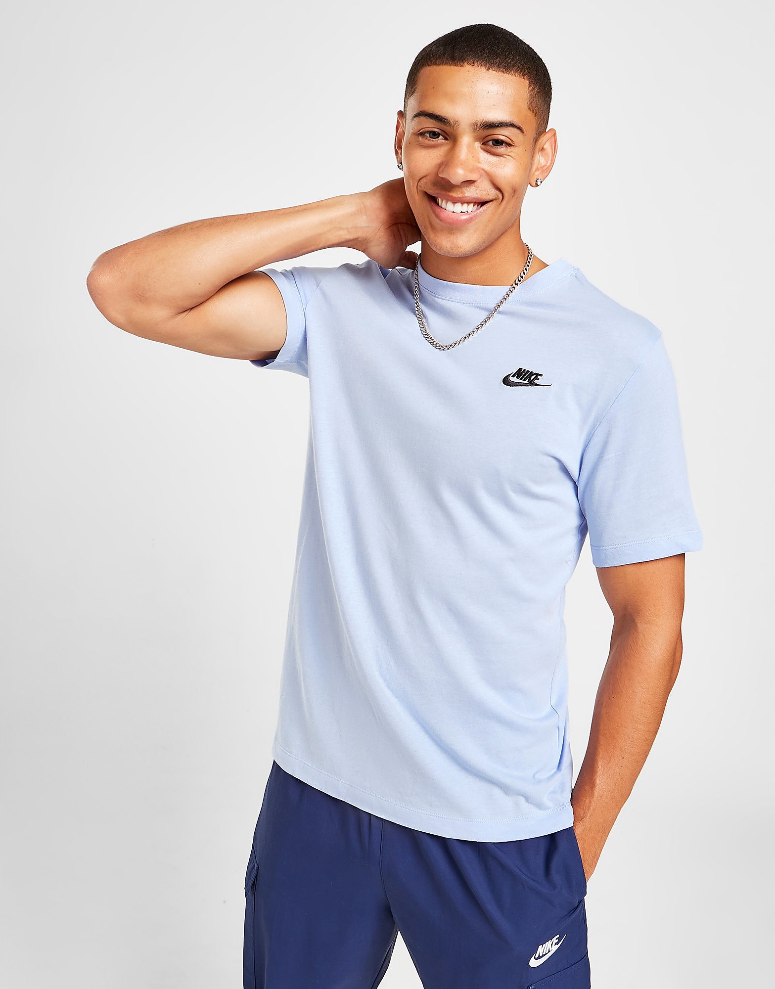 

Nike Sportswear Club T-Shirt - Only at JD - Blue - Mens, Blue