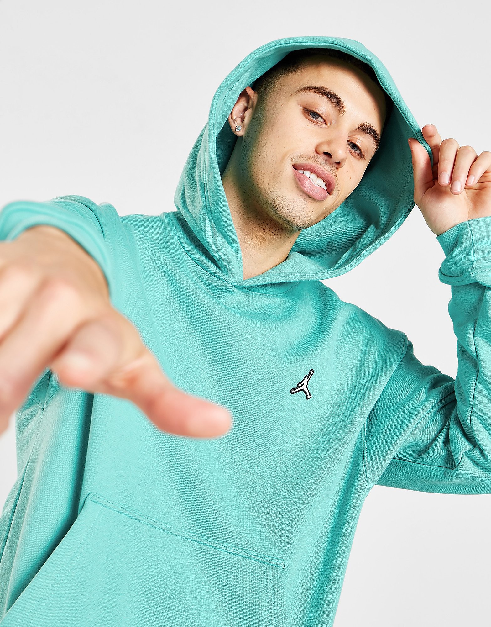 

Jordan Essential Overhead Hoodie - Washed Teal - Mens, Washed Teal