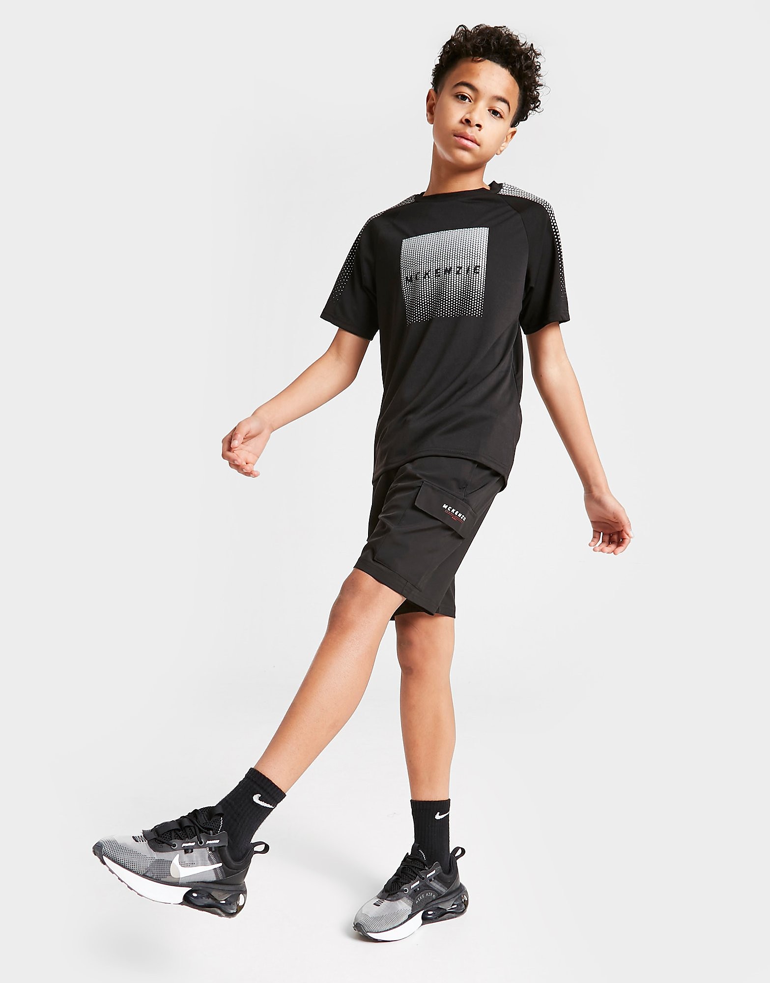 

McKenzie Essential Woven Cargo Shorts Junior - Black - Kids, Black