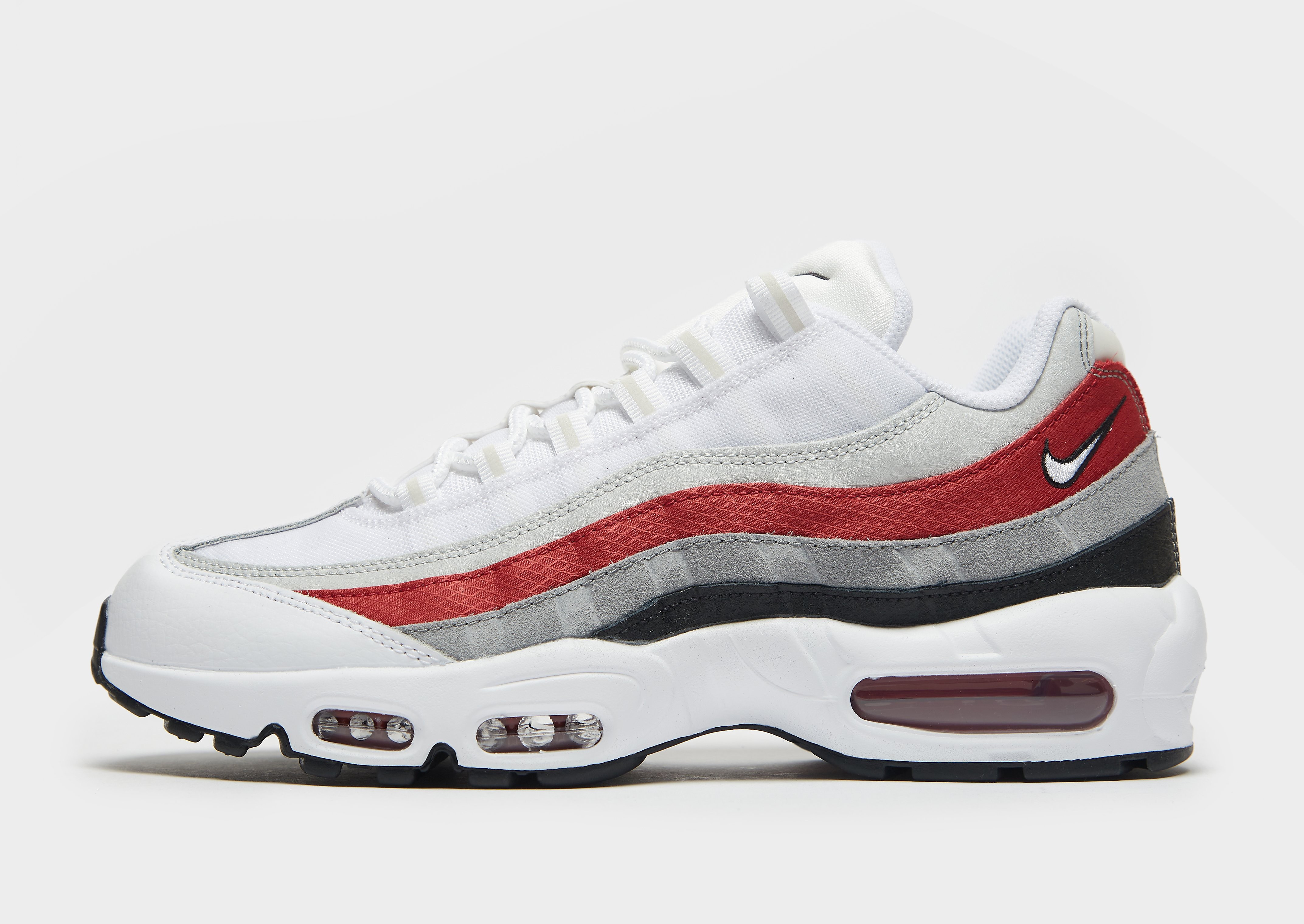 

Nike Air Max 95 - Black/Varsity Red/Particle Grey/White/Red - Mens, Black/Varsity Red/Particle Grey/White/Red