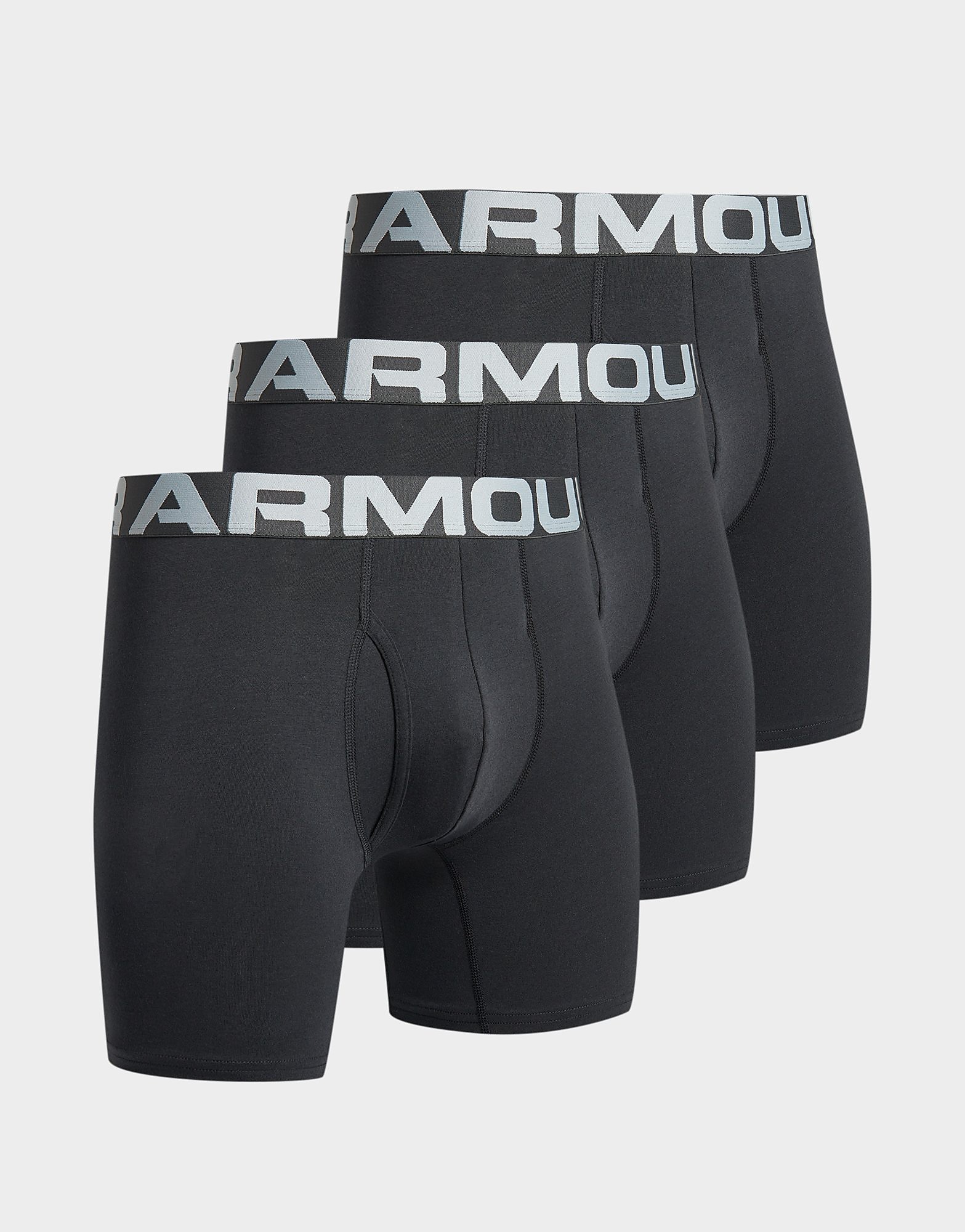 Under Armour Pack de 3 Boxers - Preto - Mens, Preto