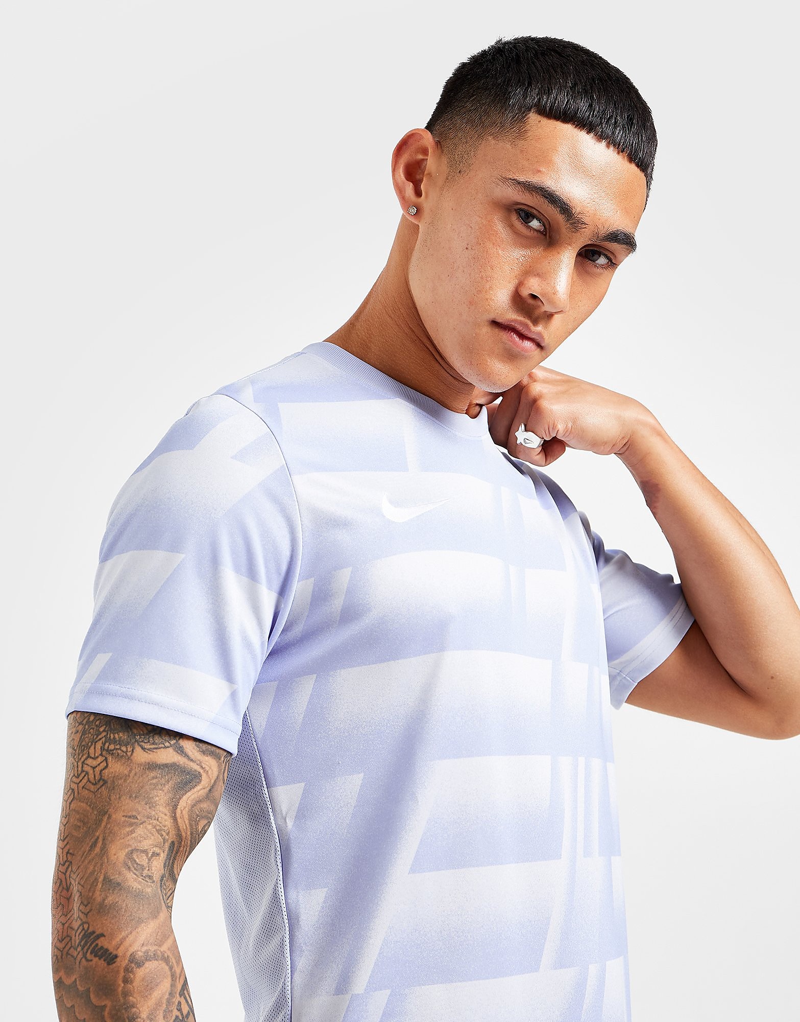 

Nike Academy All Over Print T-Shirt - Light Marine/Light Marine/Black/White/L.MAR - Mens, Light Marine/Light Marine/Black/White/L.MAR