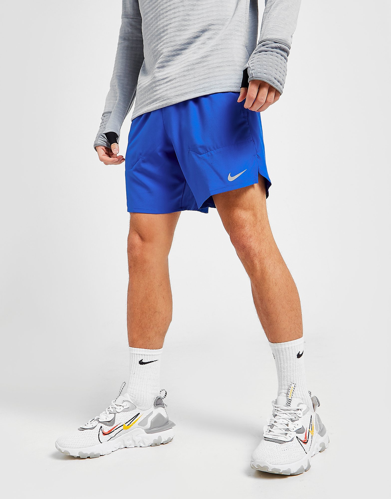 Nike Flex Stride 7" Shorts - Royal Blue/Black - Mens, Royal Blue/Black
