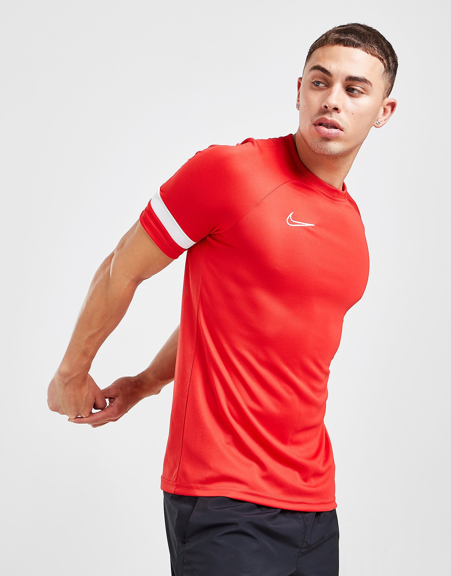 

Nike Academy Essential T-Shirt - Red - Mens, Red