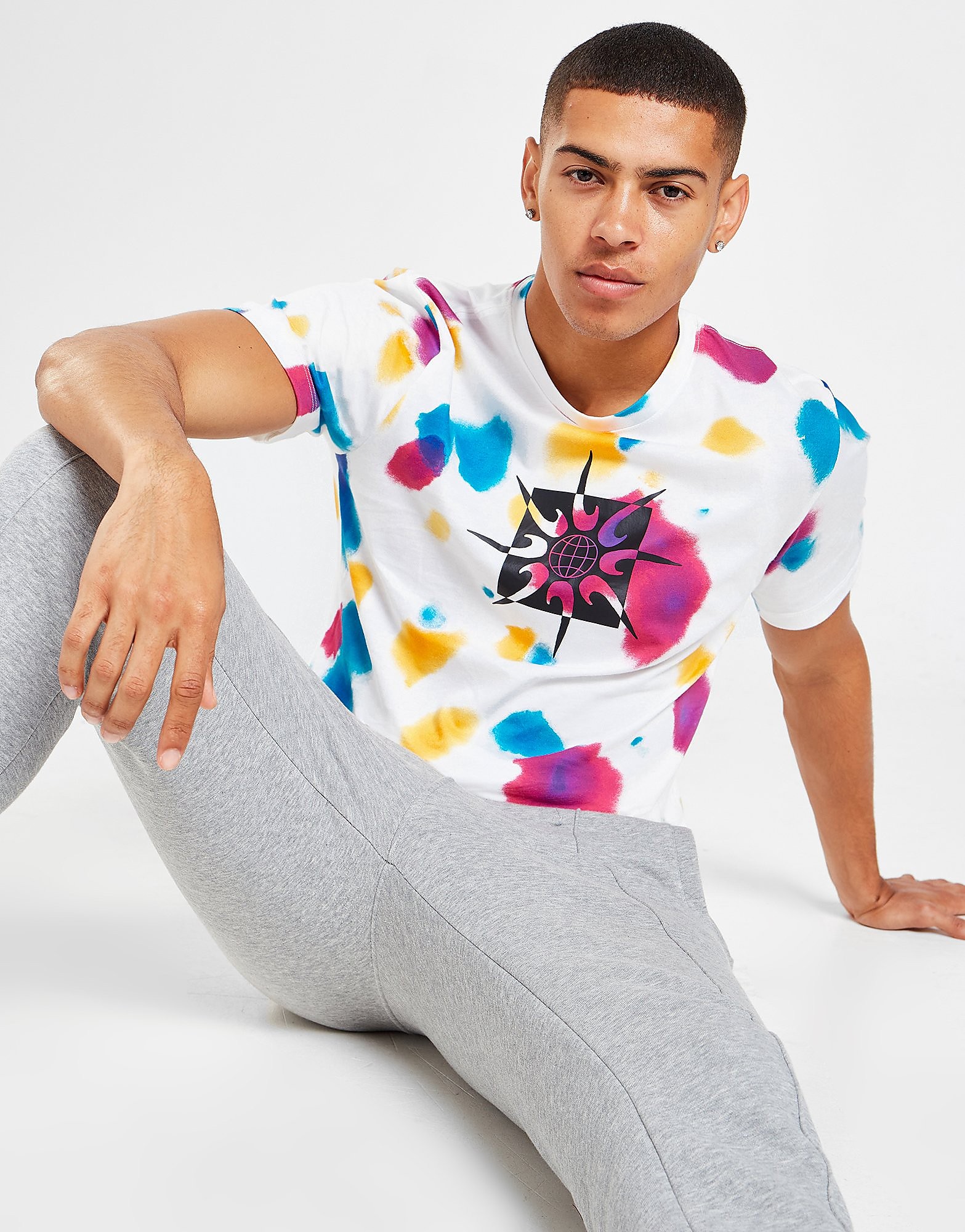 

Nike Tie Dye T-Shirt - White - Mens, White