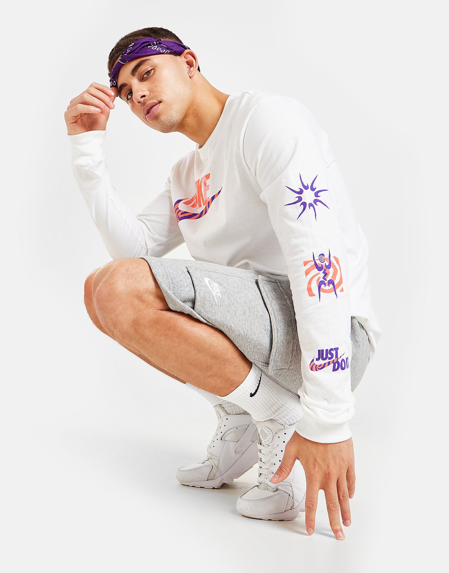 

Nike Festival Long Sleeve T-Shirt - Only at JD - White - Mens, White