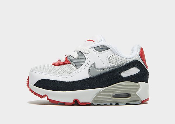 Nike Air Max 90 Leather Baby's - Photon Dust/Varsity Red/White/Particle Grey - Kind