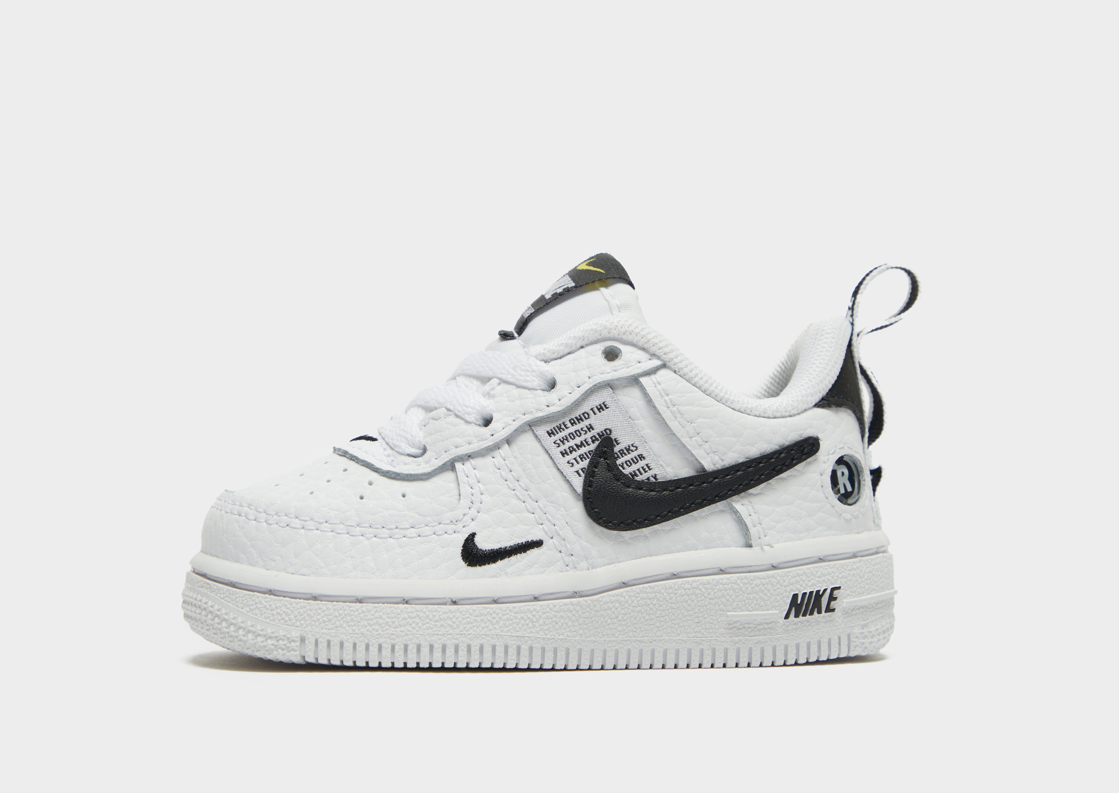 

Nike Air Force 1 LV8 Utility Infant - White/Black/Tour Yellow/White - Kids, White/Black/Tour Yellow/White