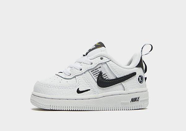 Nike Nike Force 1 LV8 Utility Schoen voor baby's/peuters - White/Black/Tour Yellow/White