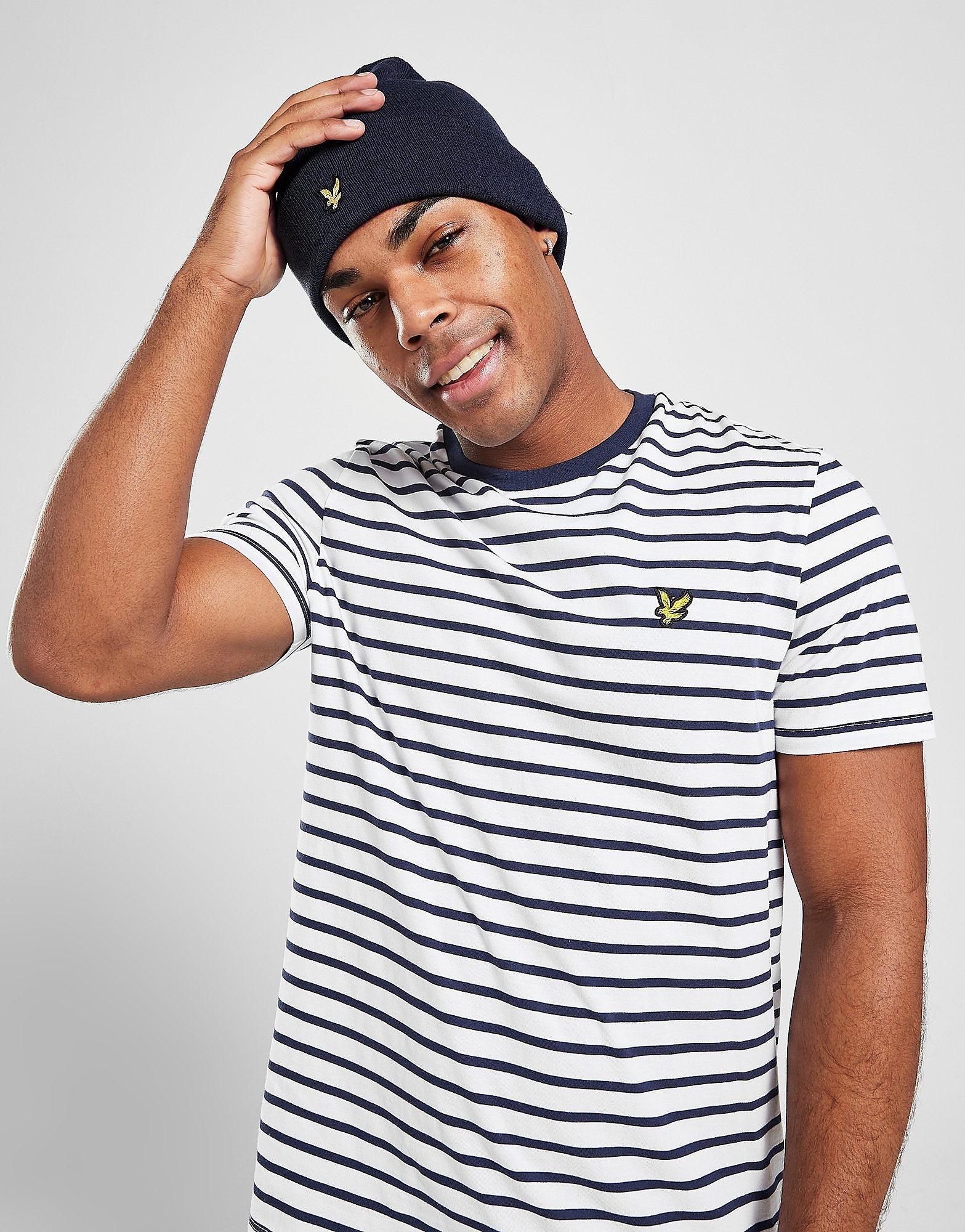 

Lyle & Scott Eagle Beanie - Blue - Womens, Blue