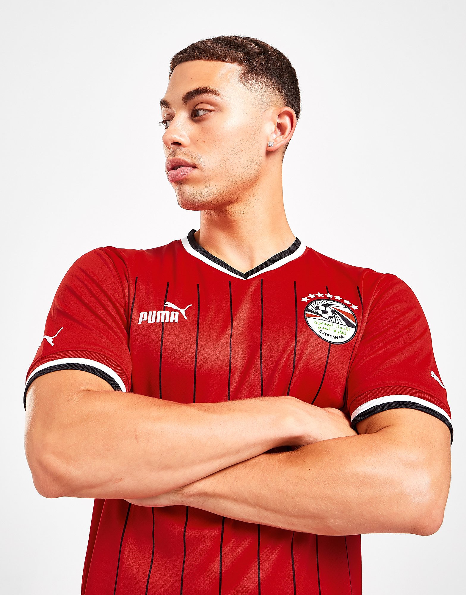 

Puma Eygpt 2022/23 Home Shirt - Red - Mens, Red