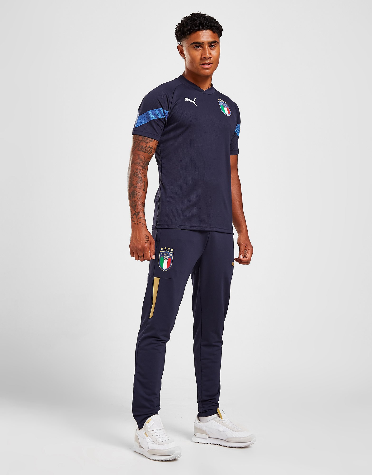 

Puma Italy Pre-Match Track Pants - Navy - Mens, Navy