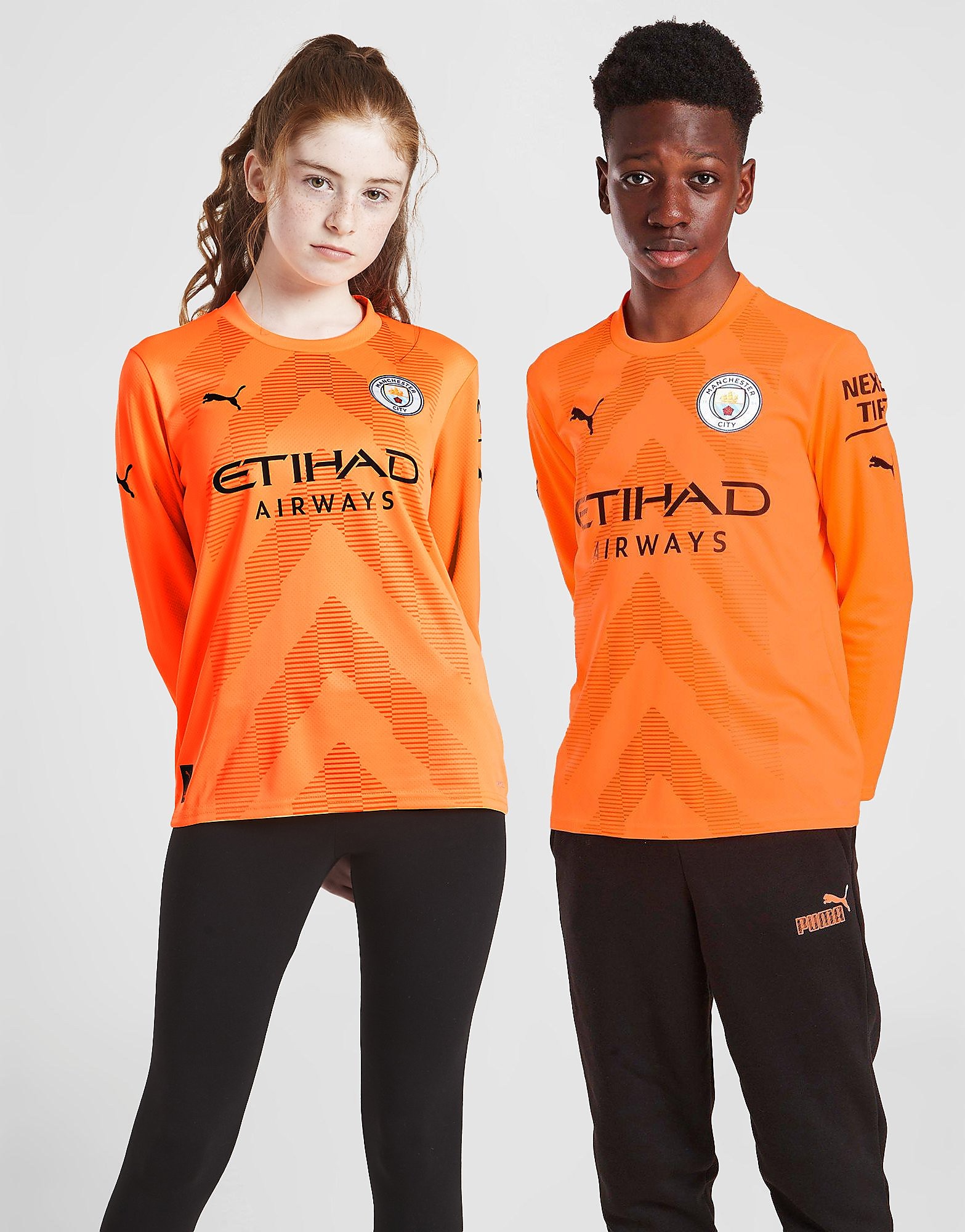 

Puma Manchester City FC 2022/23 Home GK Shrirt Junior - Orange - Kids, Orange