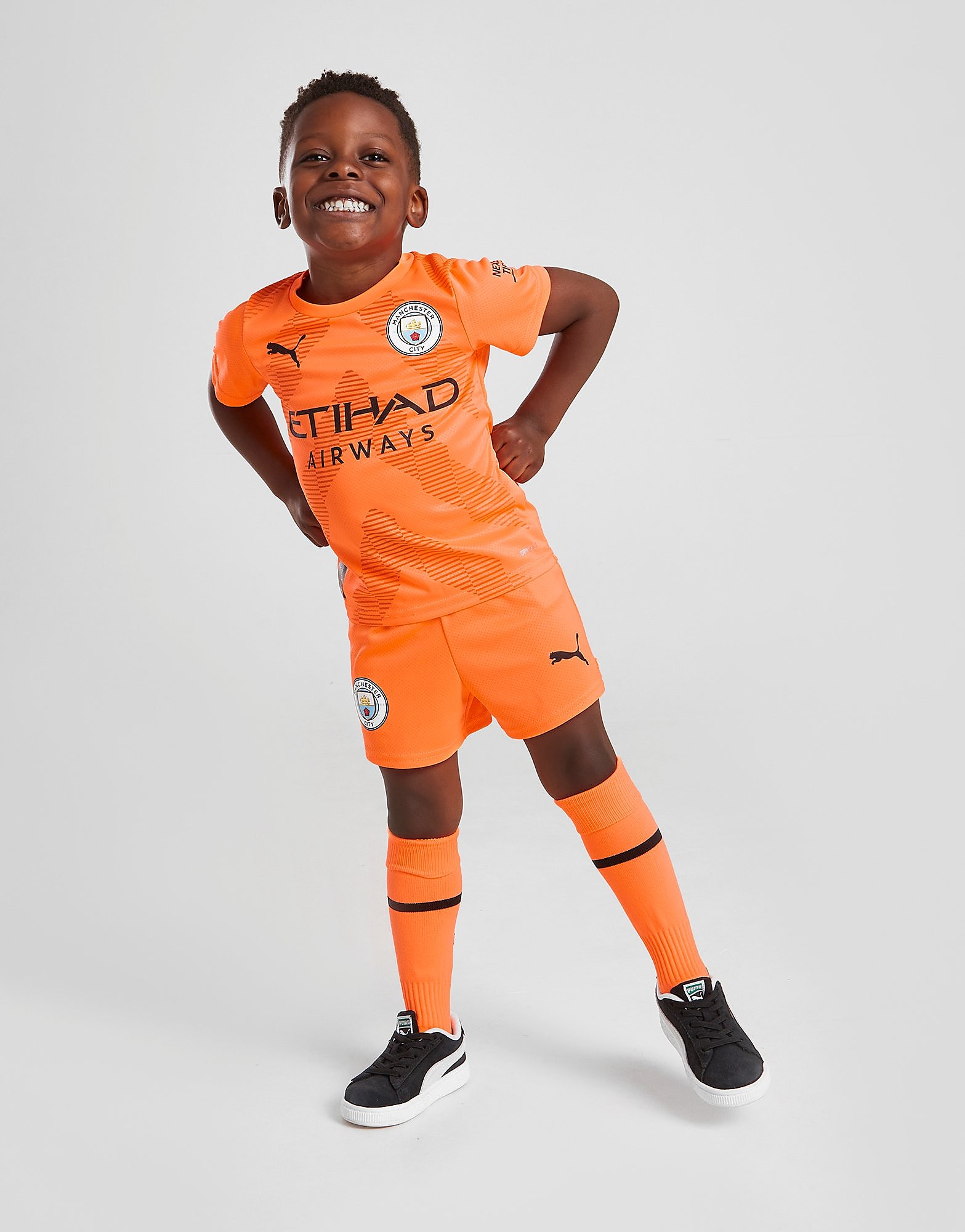

Puma Manchester City FC 2022/23 GK Home Kit Children - Orange - Kids, Orange