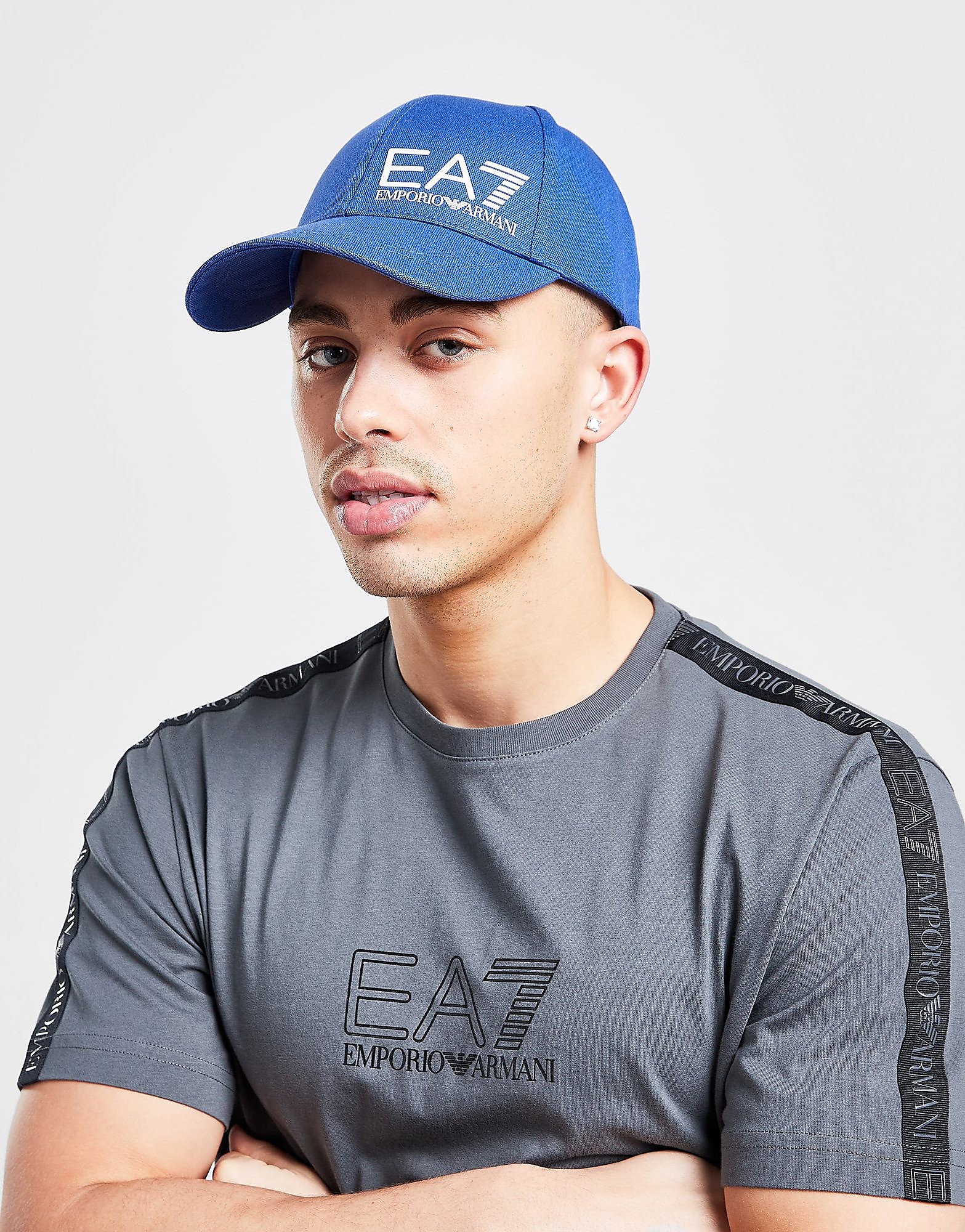 

Emporio Armani EA7 Training Core Logo Cap - Blue - Womens, Blue