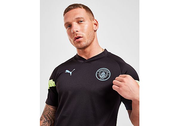 Puma Manchester City FC Training Shirt - Black - Mens, Black