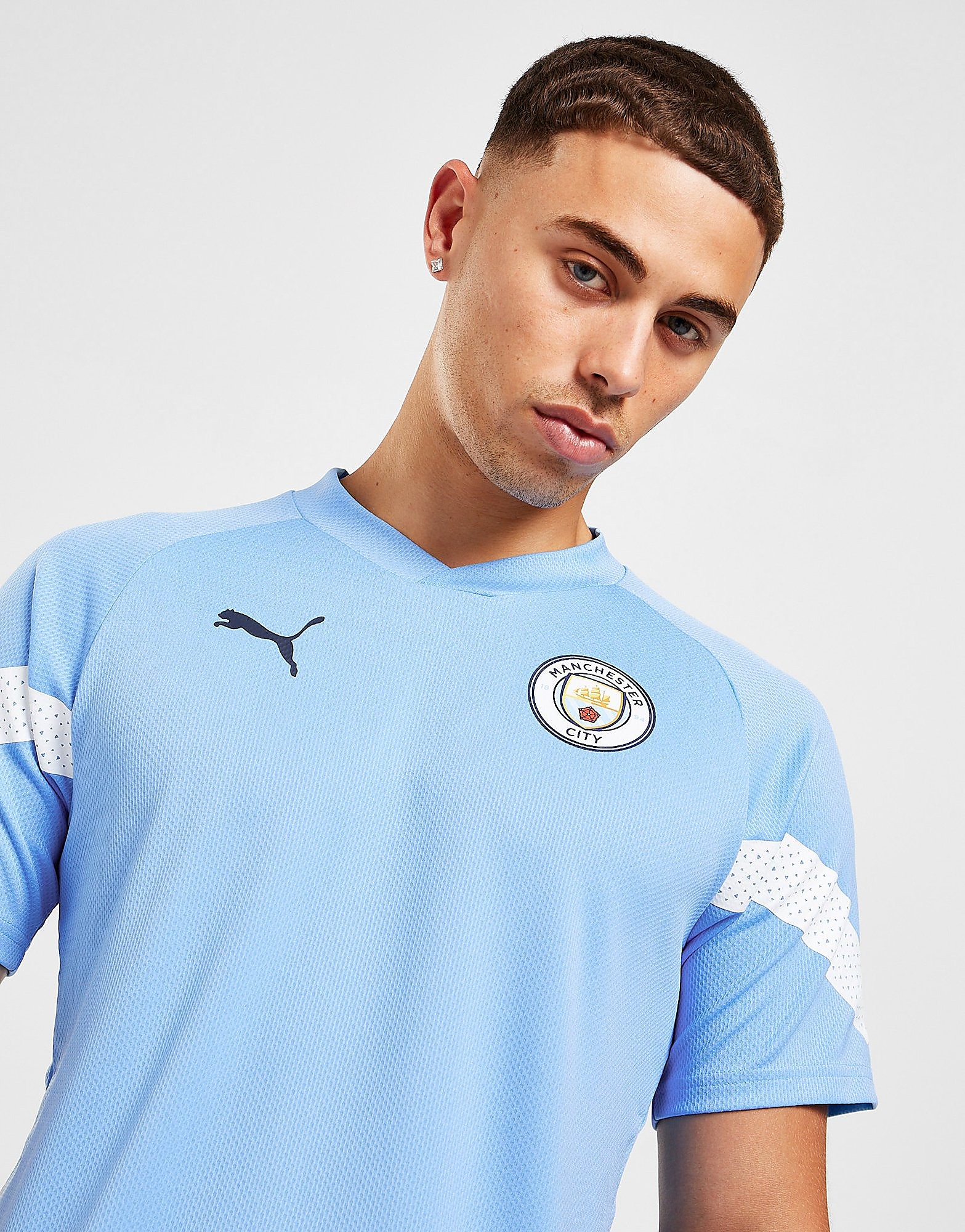 

Puma Manchester City FC Training Shirt - Blue - Mens, Blue