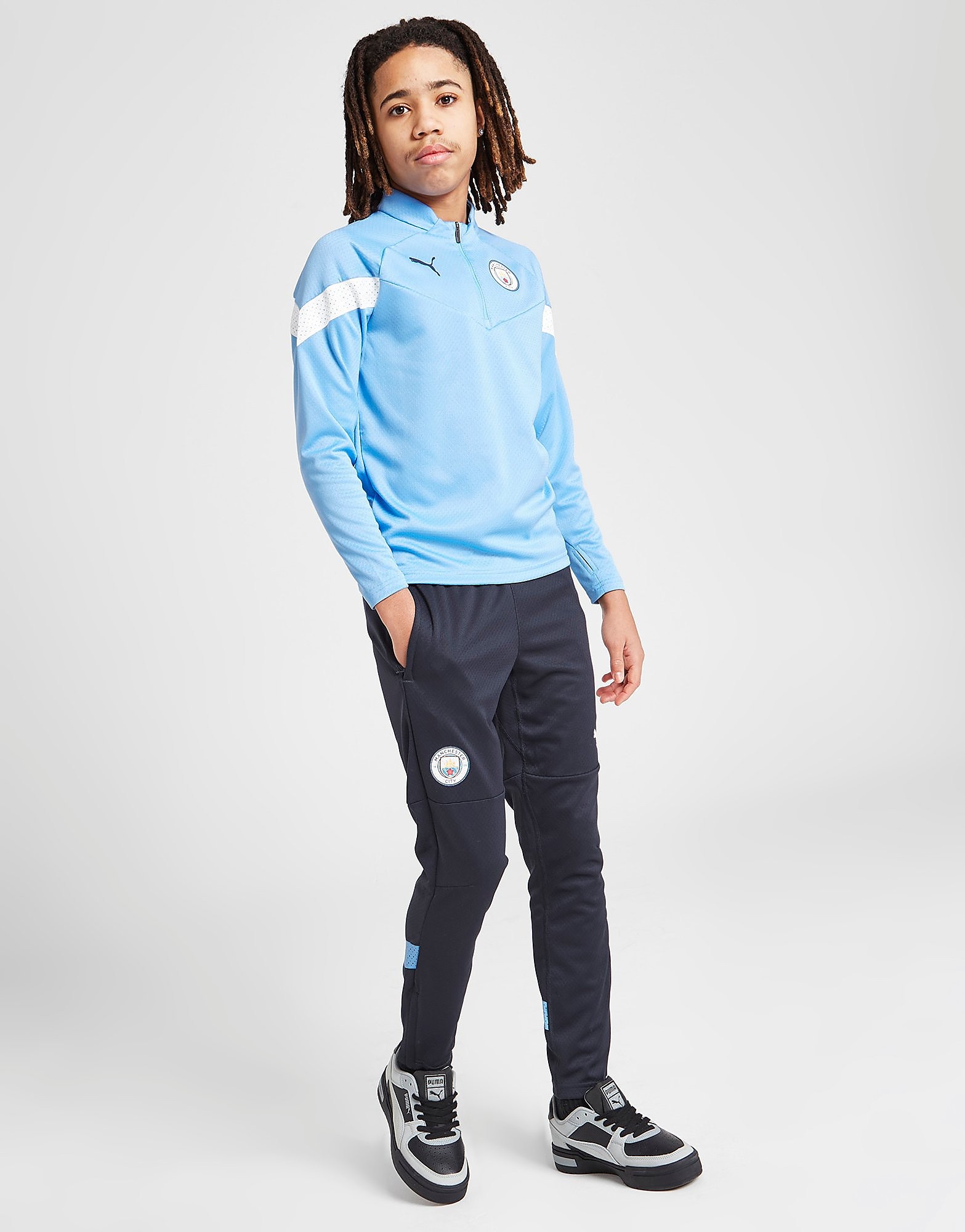 PUMA Manchester City FC Training Track Pants Junior, Blå