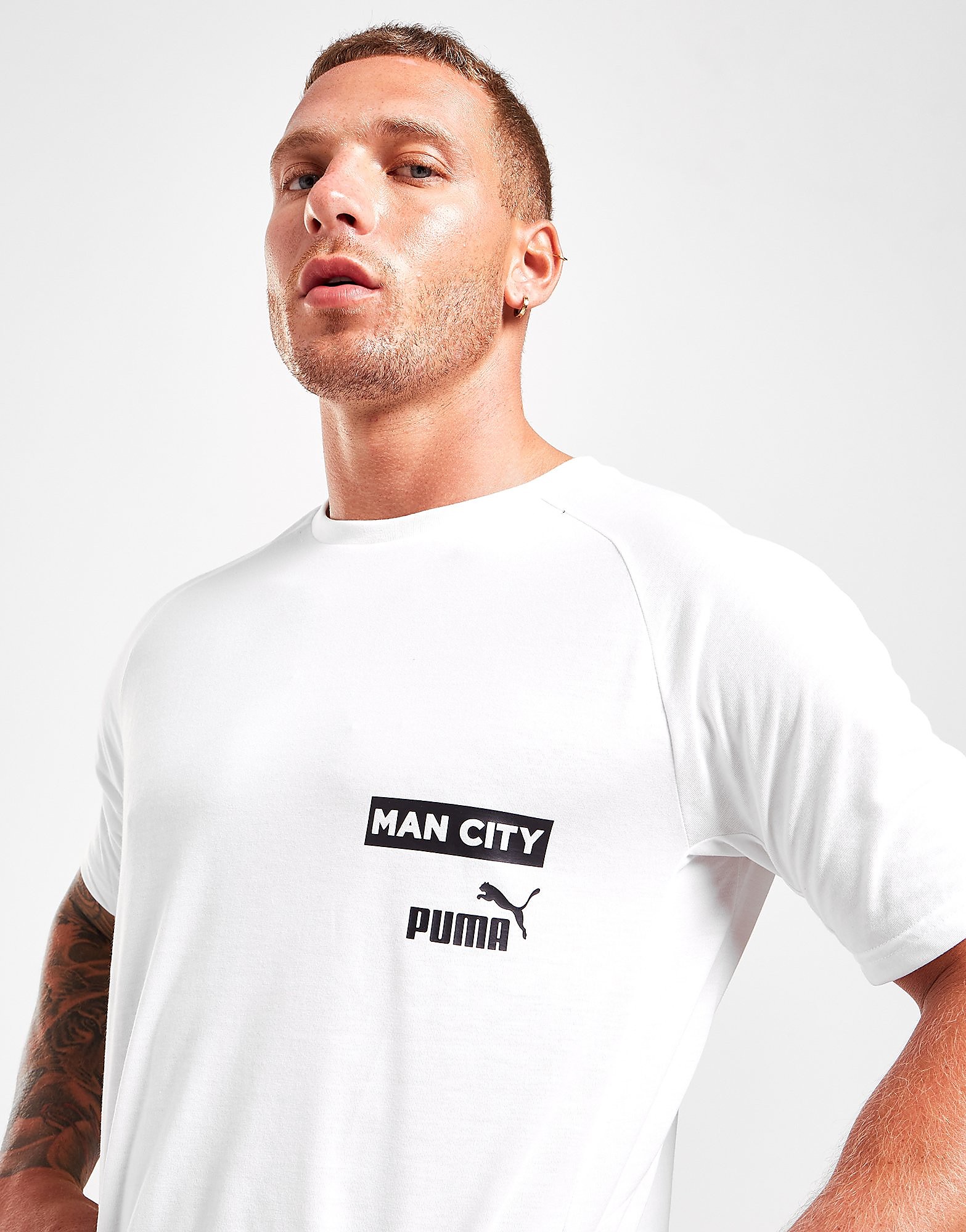 

Puma Manchester City FC Casuals T-Shirt - White - Mens, White