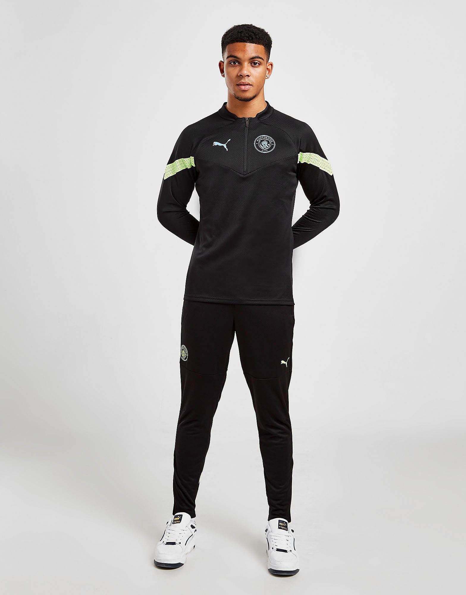 

Puma Manchester City FC Training Track Pants - Black - Womens, Black