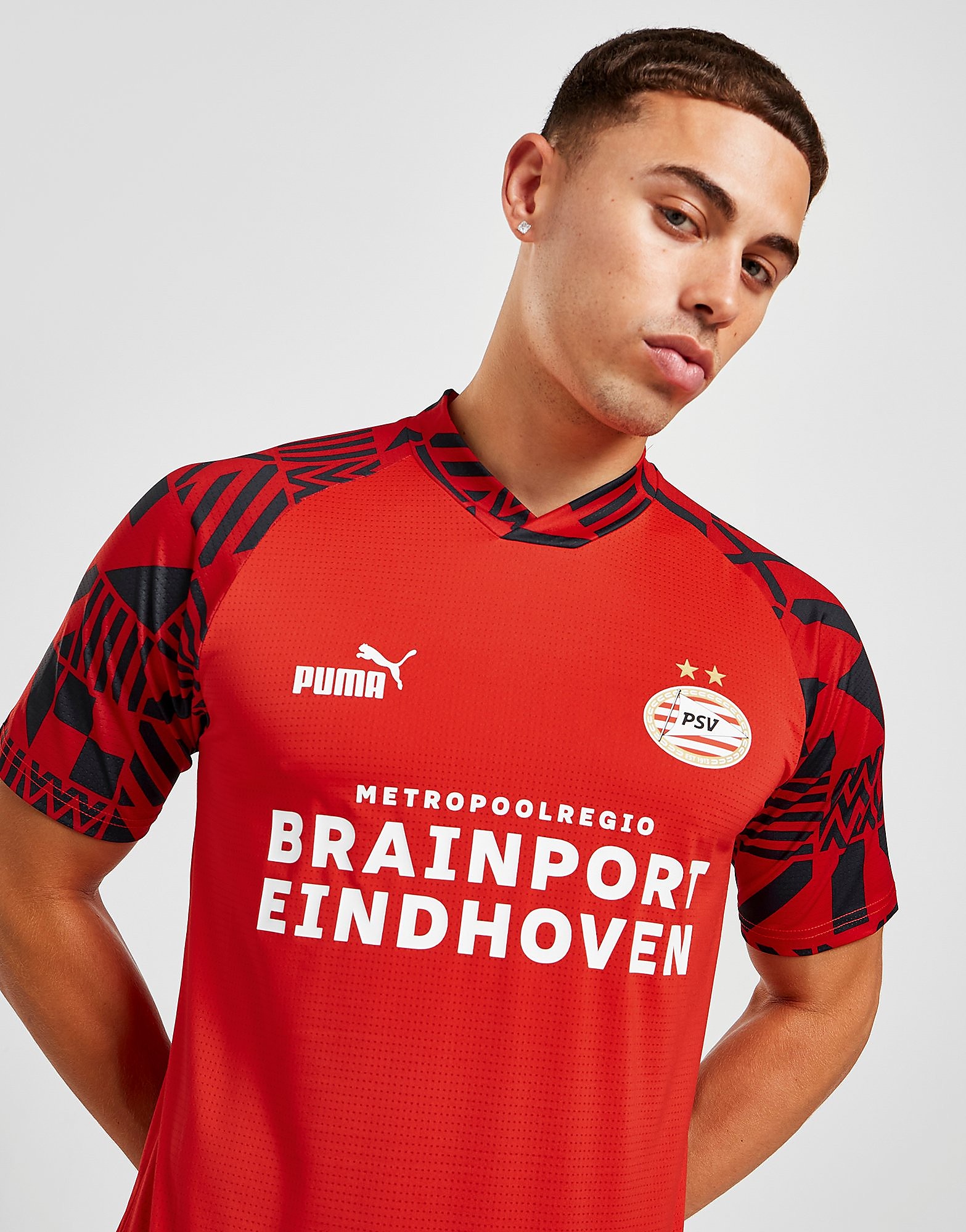 

Puma PSV Eindhoven Pre Match Shirt - Red - Mens, Red