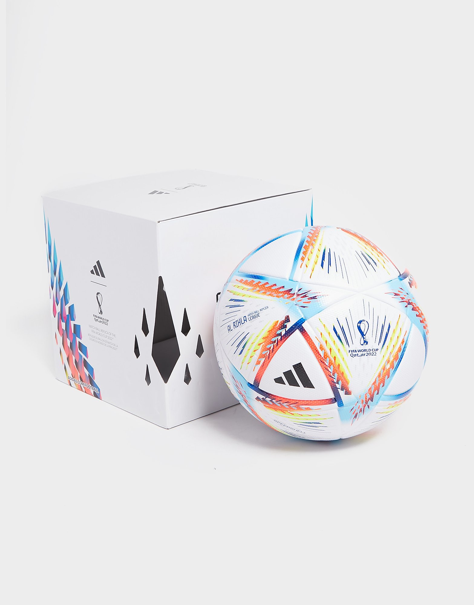 

adidas World Cup 2022 Al Rihla League Football - White / Pantone - Kids, White / Pantone
