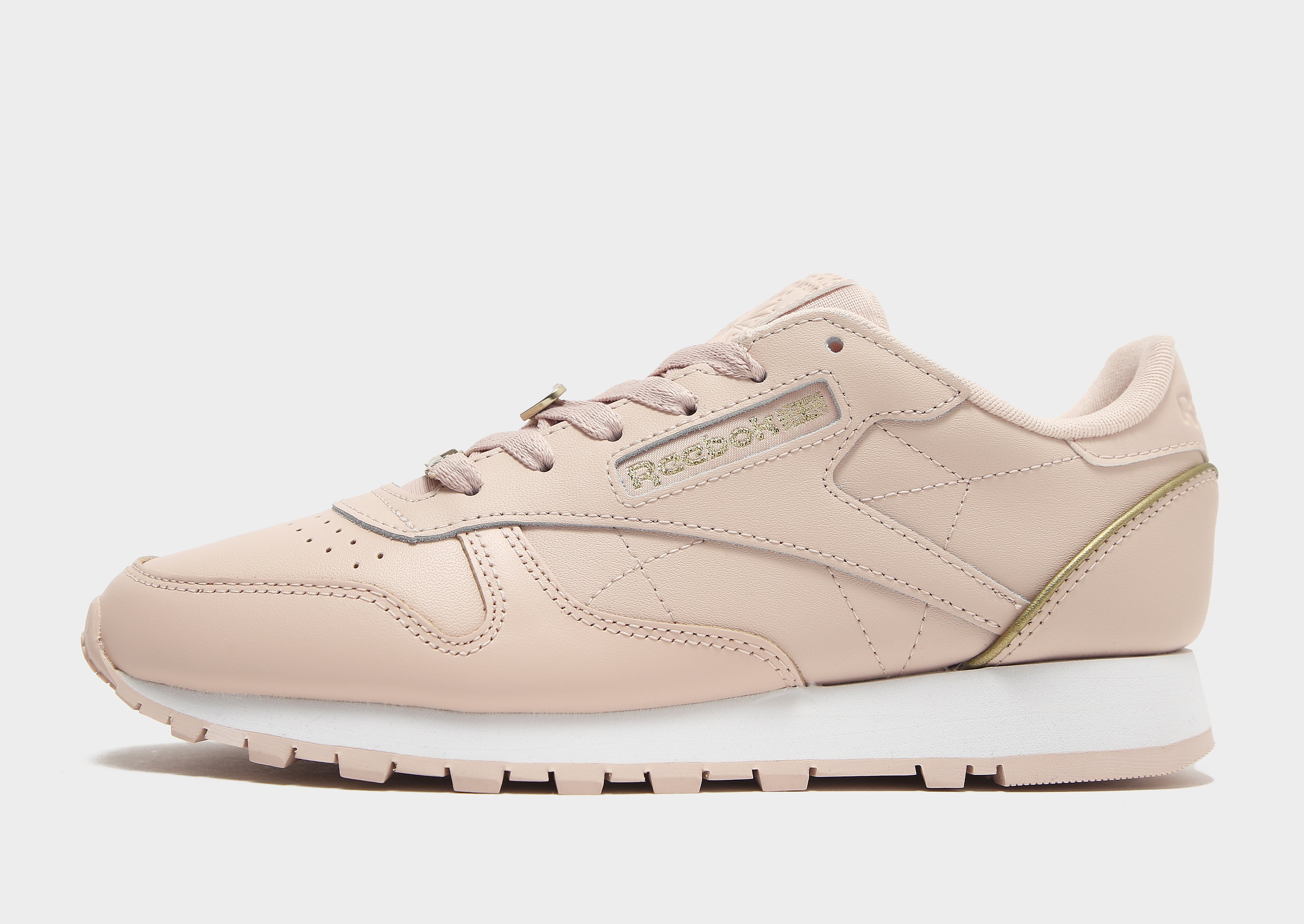 

Reebok Classic Leather Women's - Soft Ecru / Cloud White / Acid Gold Met, Soft Ecru / Cloud White / Acid Gold Met