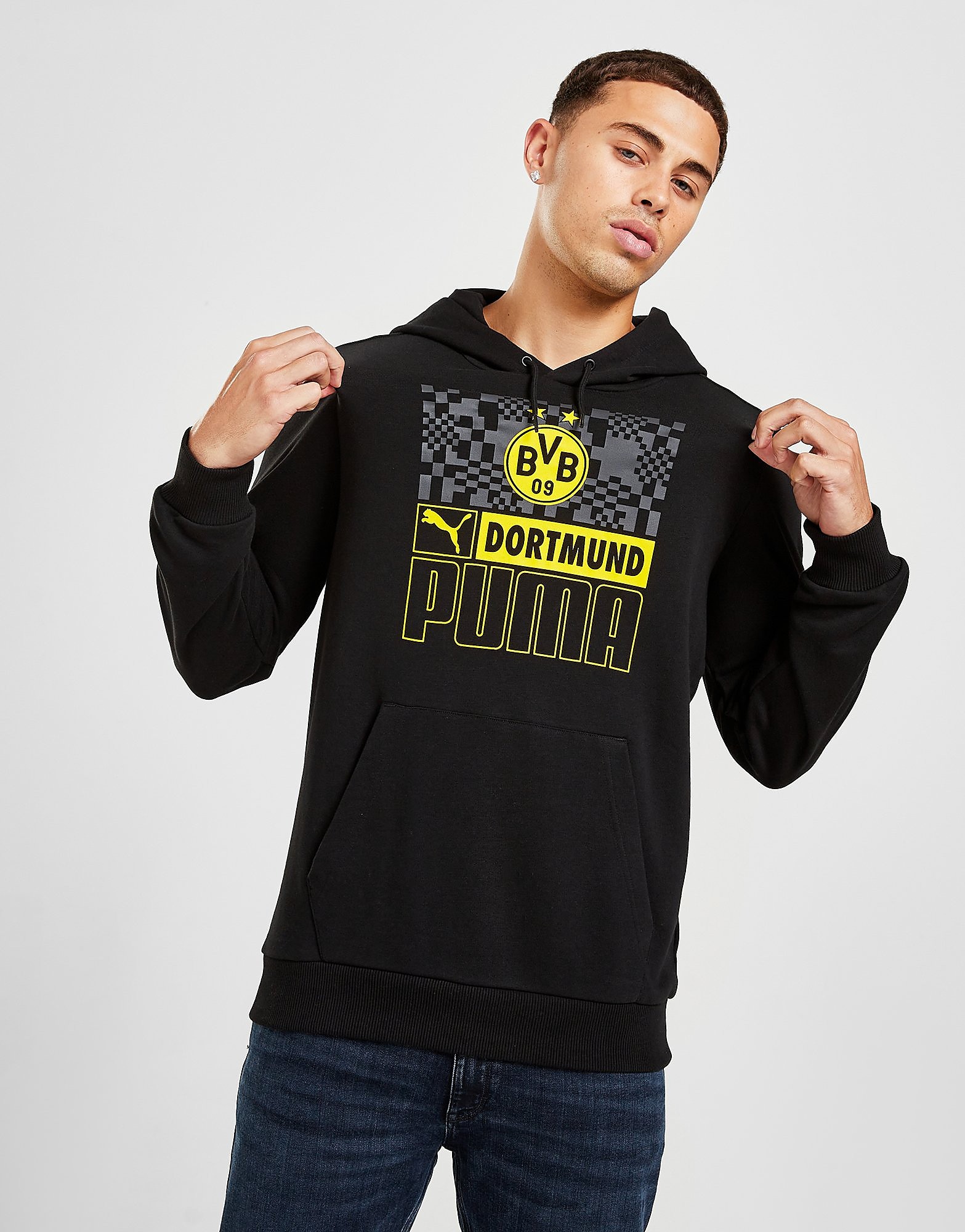 

Puma Borussia Dortmund Core Hoodie - Black - Mens, Black