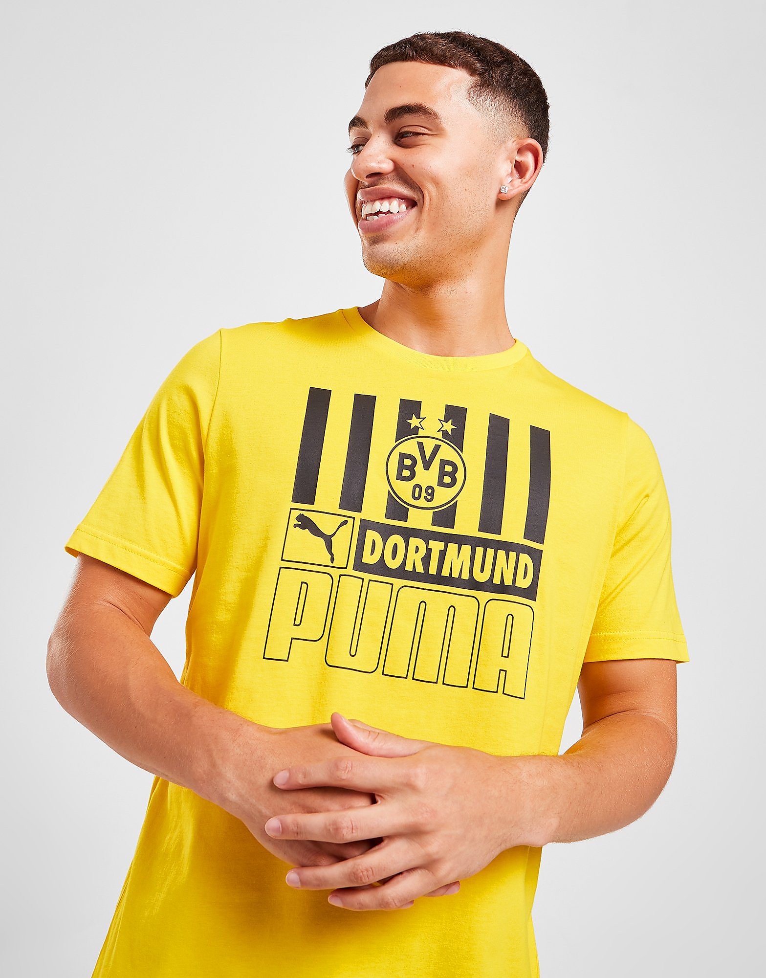 

Puma Borussia Dortmund Core T-Shirt - Yellow - Mens, Yellow