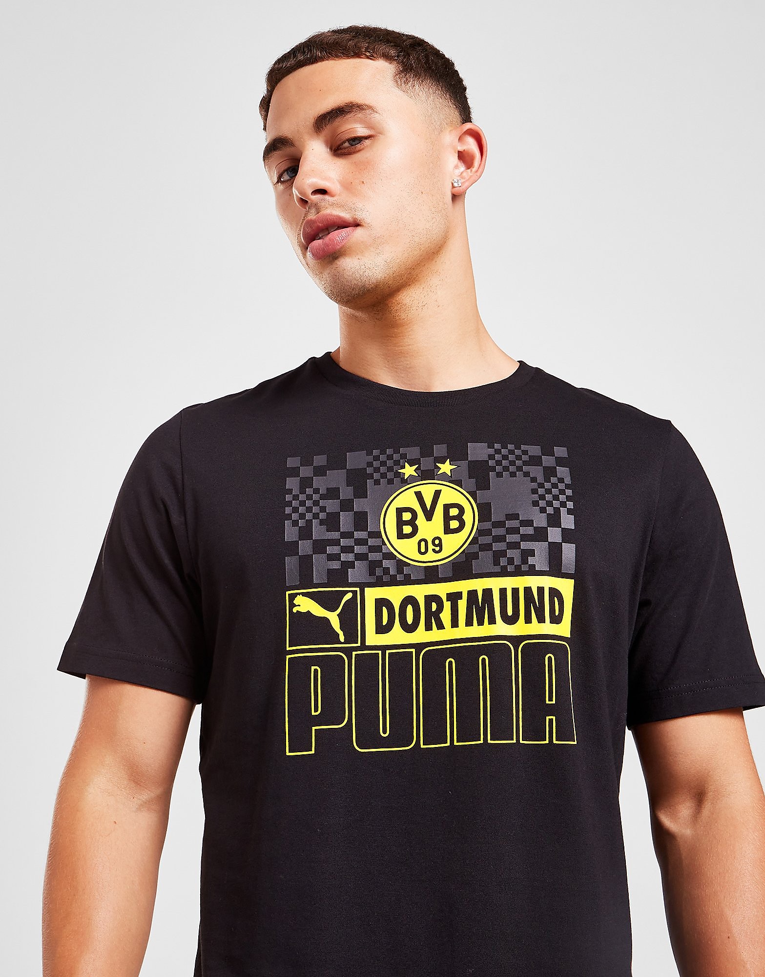 

Puma Borussia Dortmund Core T-Shirt - Black - Mens, Black
