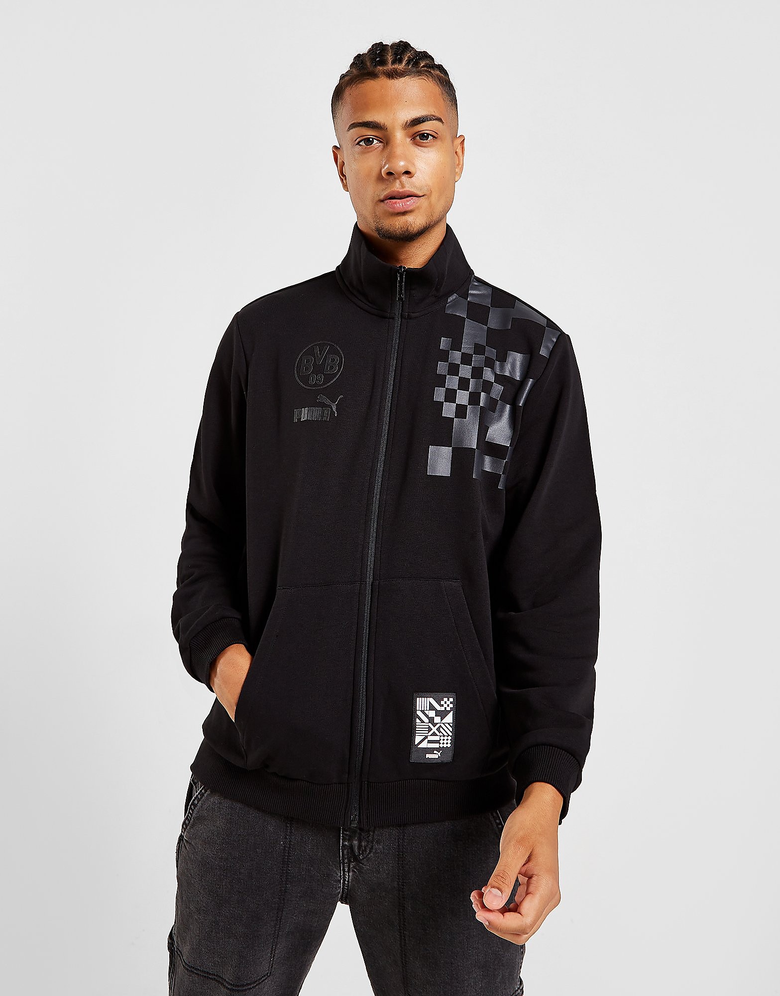 

Puma Borussia Dortmund Culture Track Jacket - Black - Mens, Black