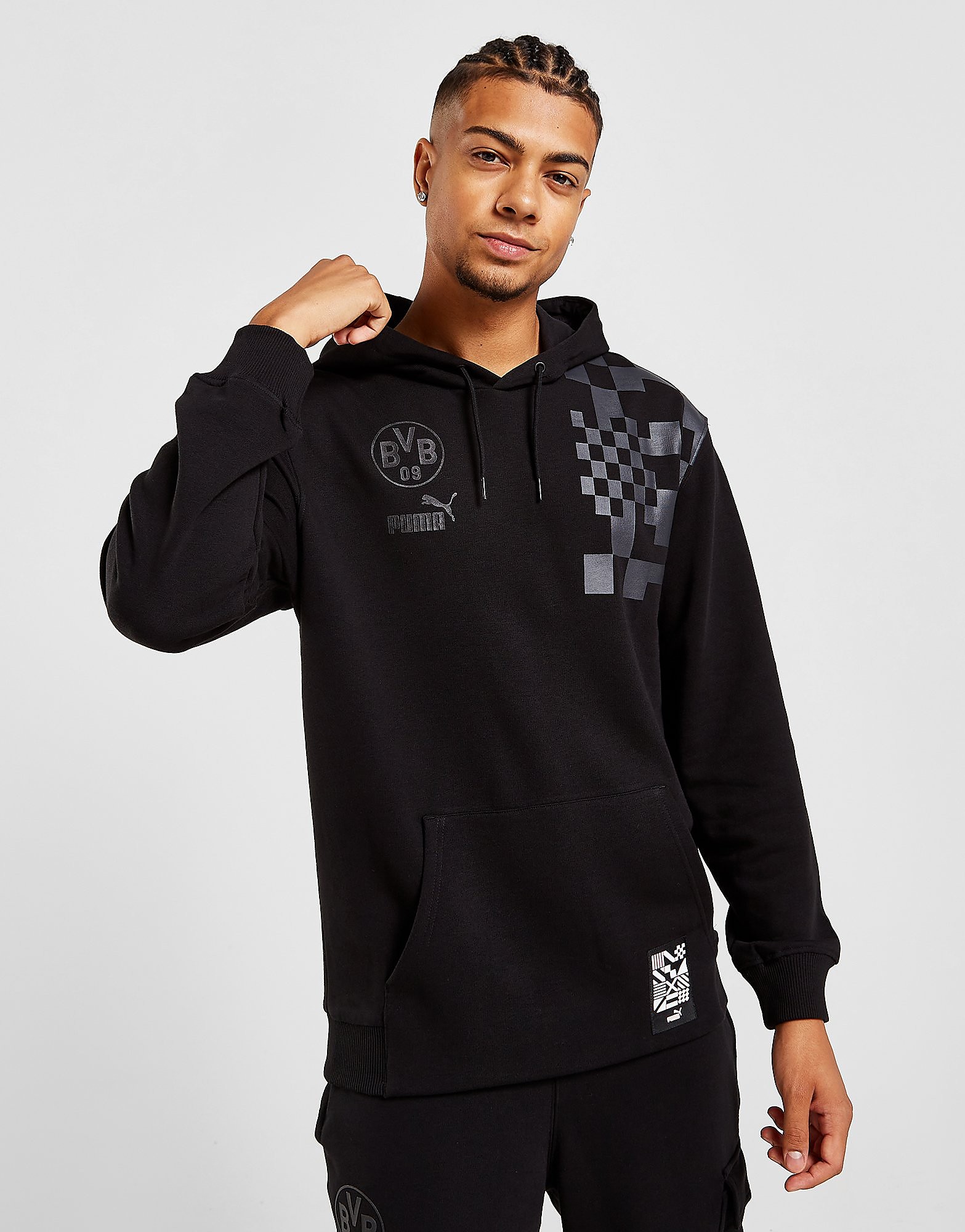 

Puma Borussia Dortund Culture Hoodie - Black - Mens, Black