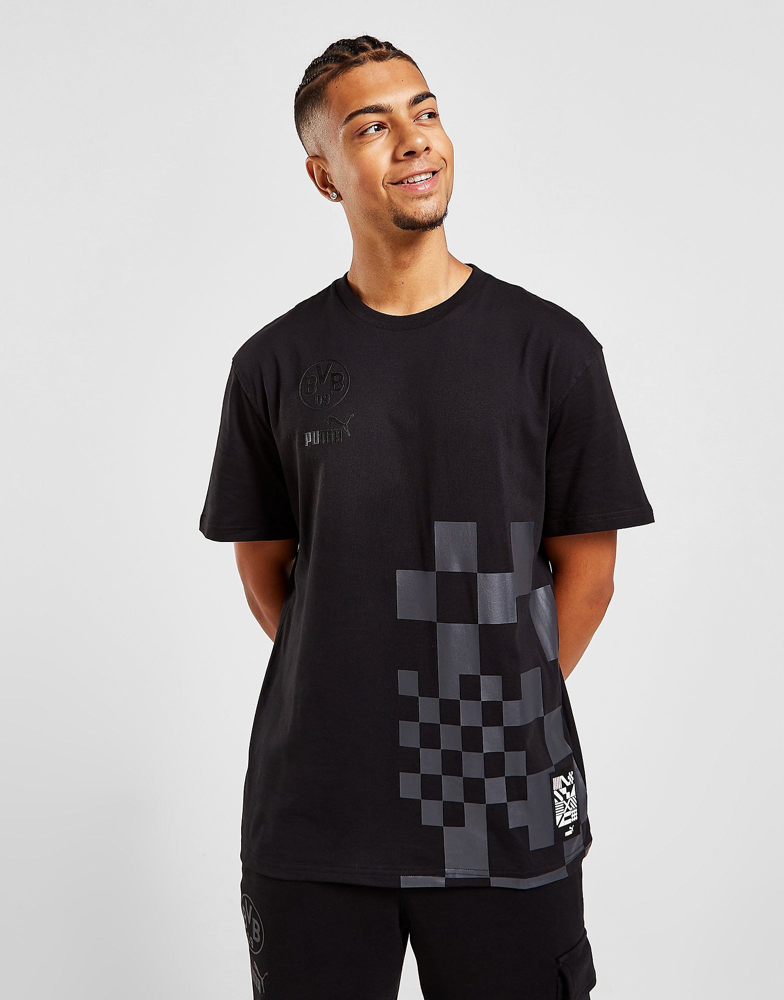 

Puma Borussia Dortmund Culture T-Shirt - Black - Mens, Black