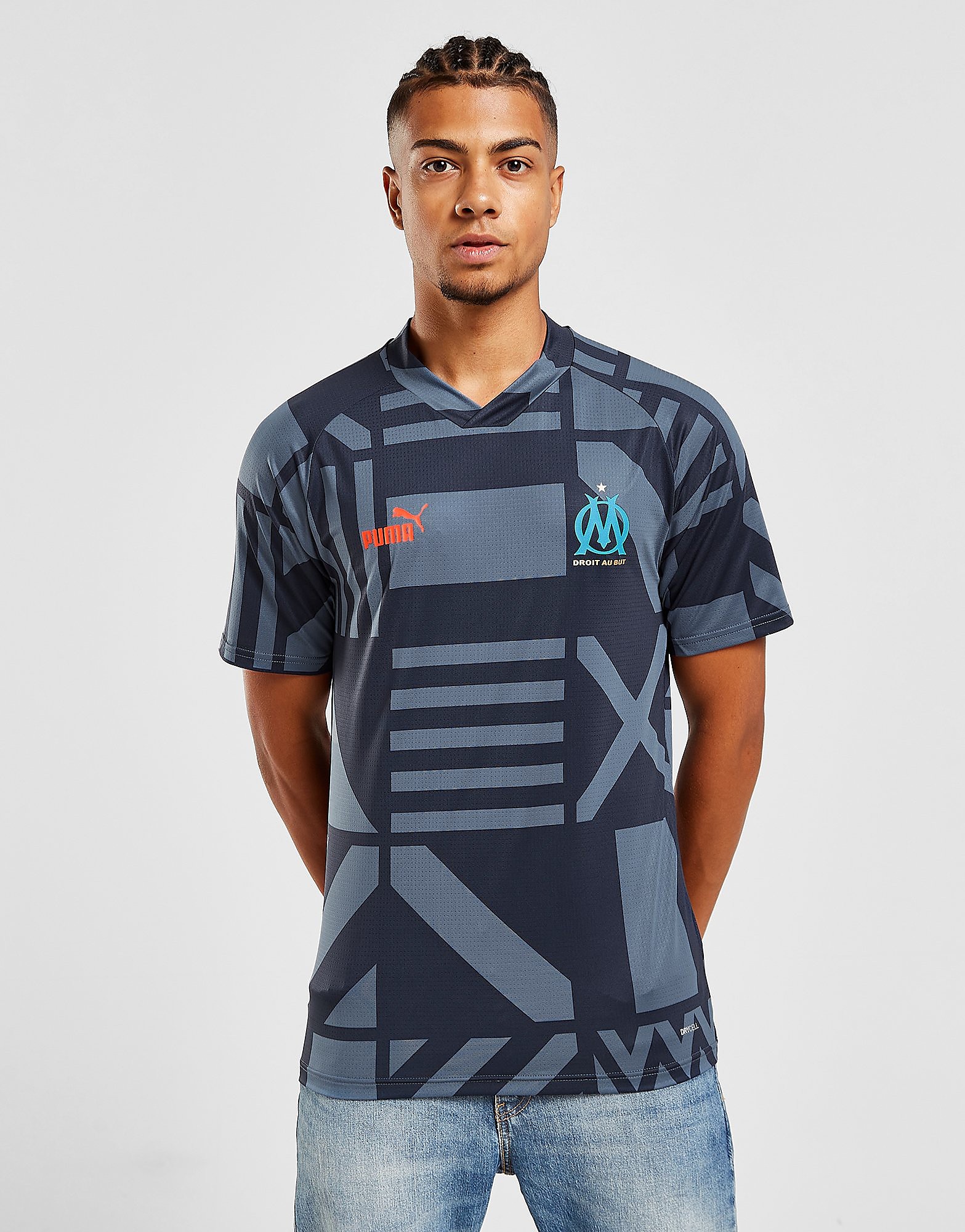 

Puma Olympique Marseille Pre Match Shirt - Blue - Mens, Blue