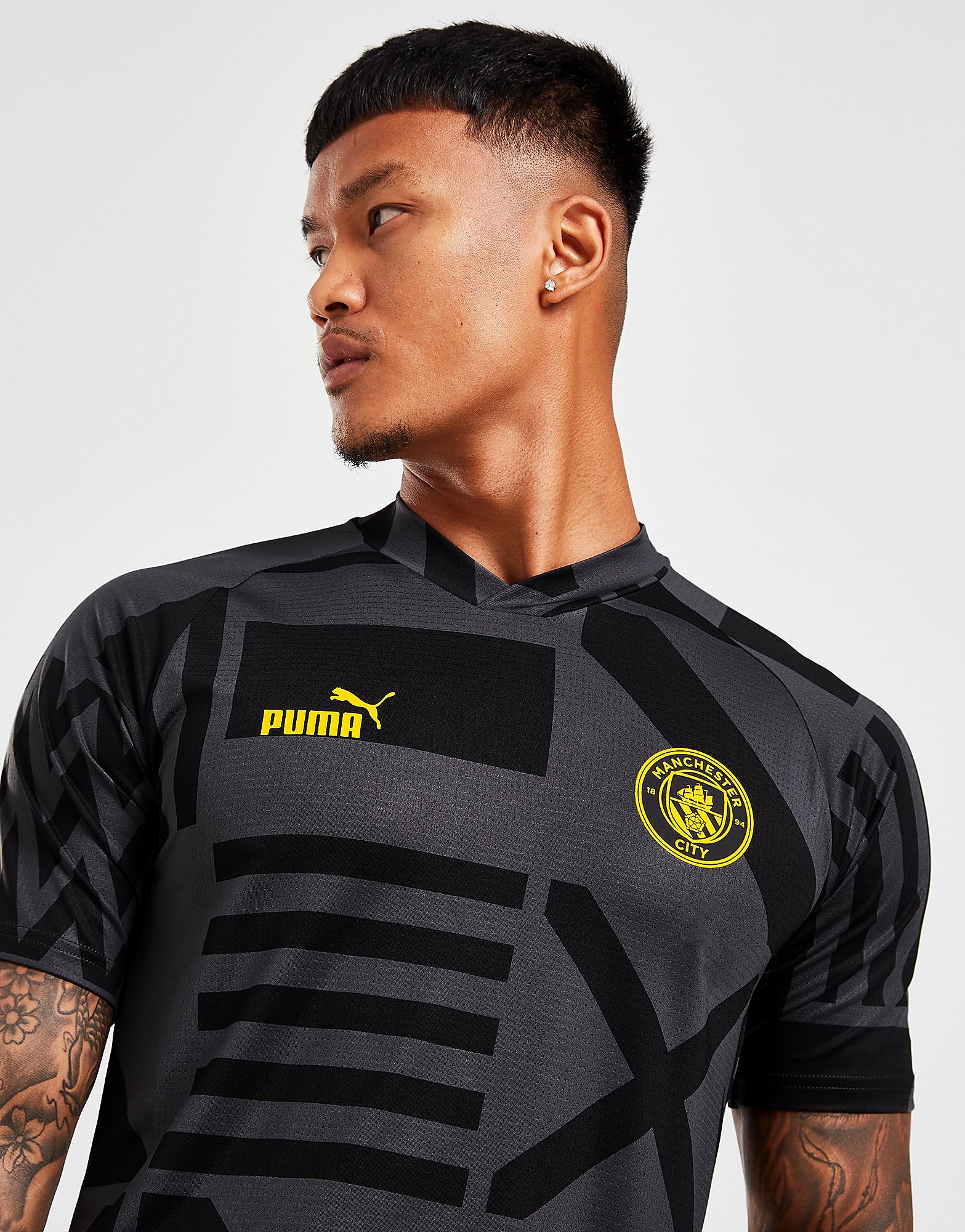 

Puma Manchester City Pre-Match Shirt - Black - Mens, Black