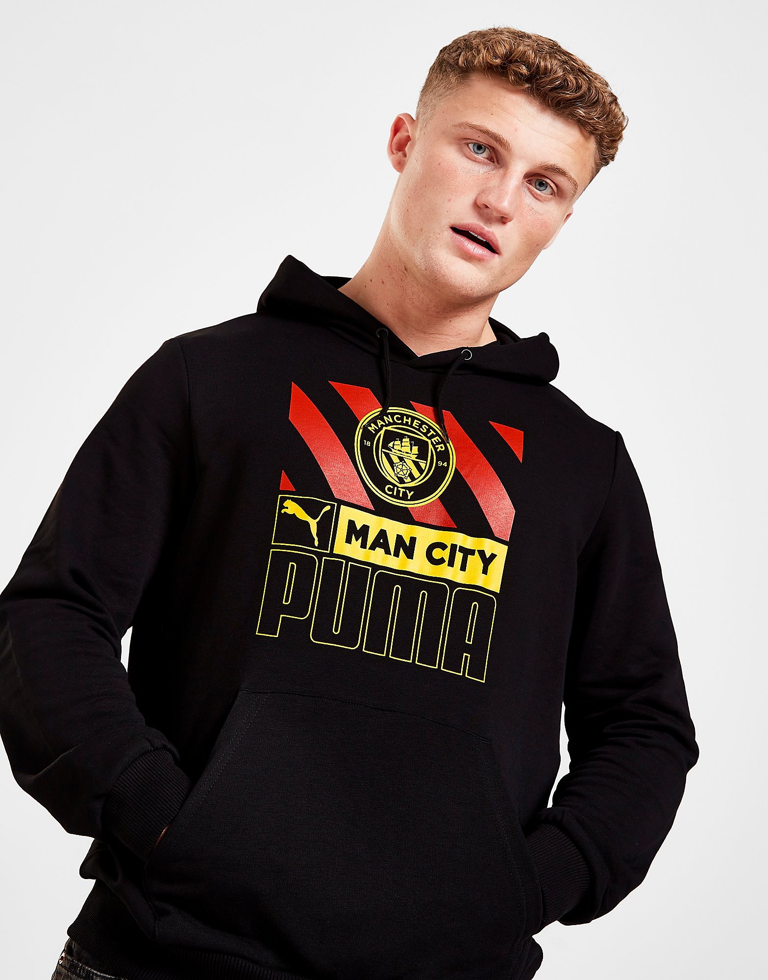 

Puma Manchester City FC Core Hoodie - Black - Mens, Black