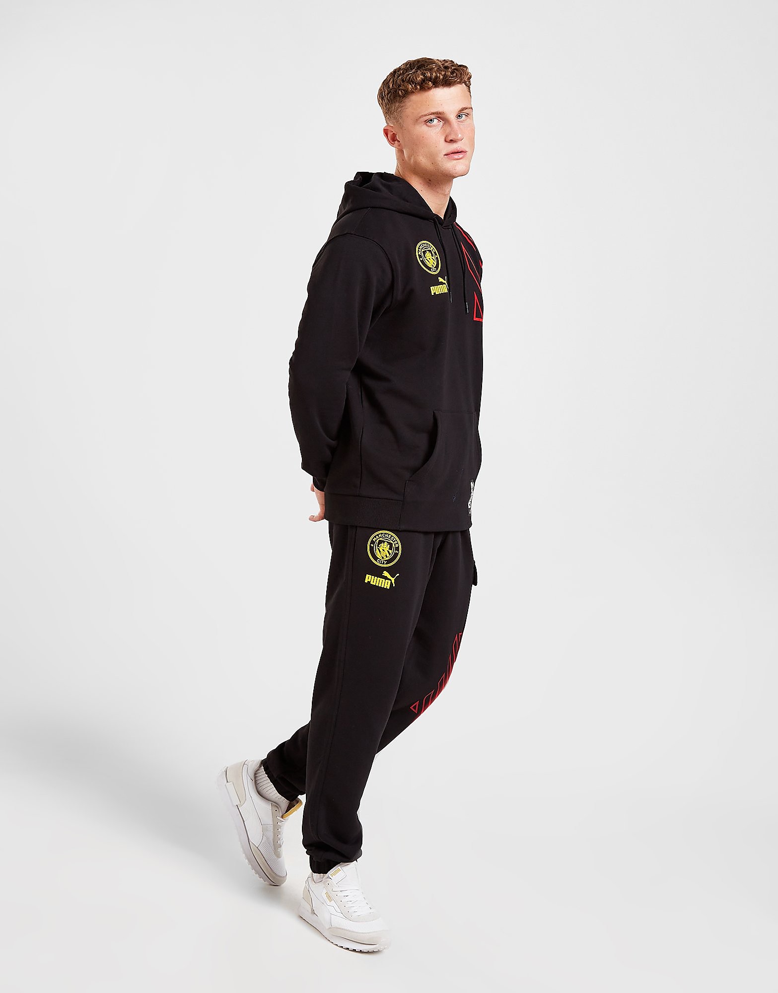 

Puma Manchester City FC Culture Track Pants - Black - Mens, Black