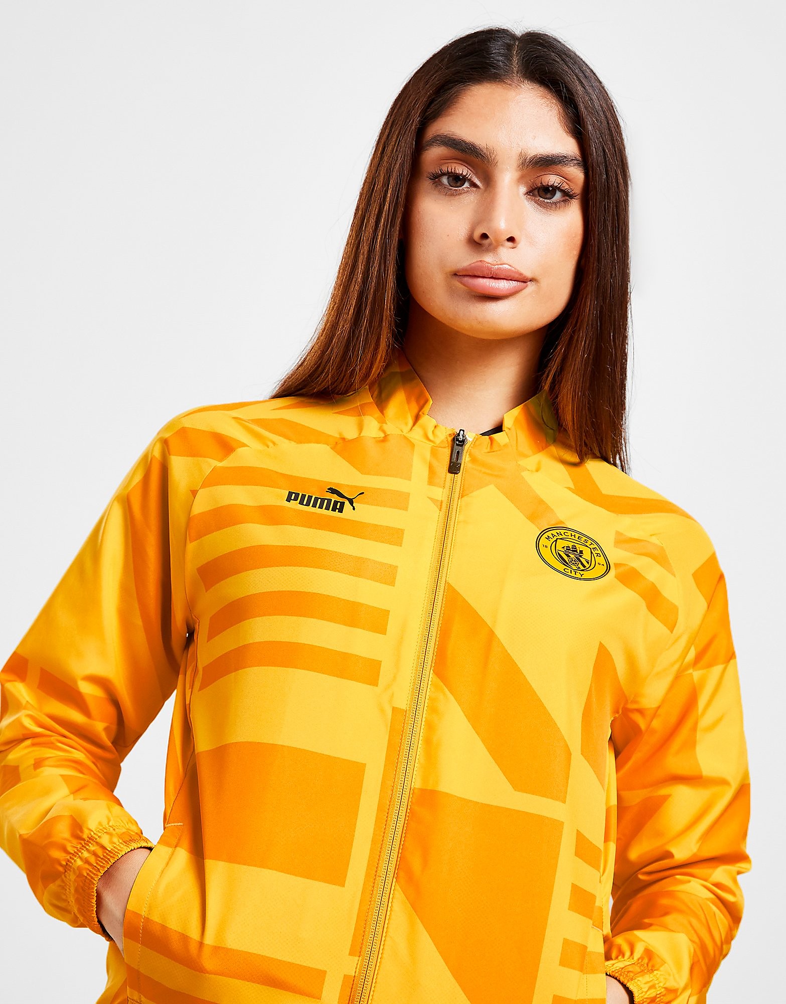 

Puma Manchester City FC Pre-Match Jacket - Yellow - Womens, Yellow