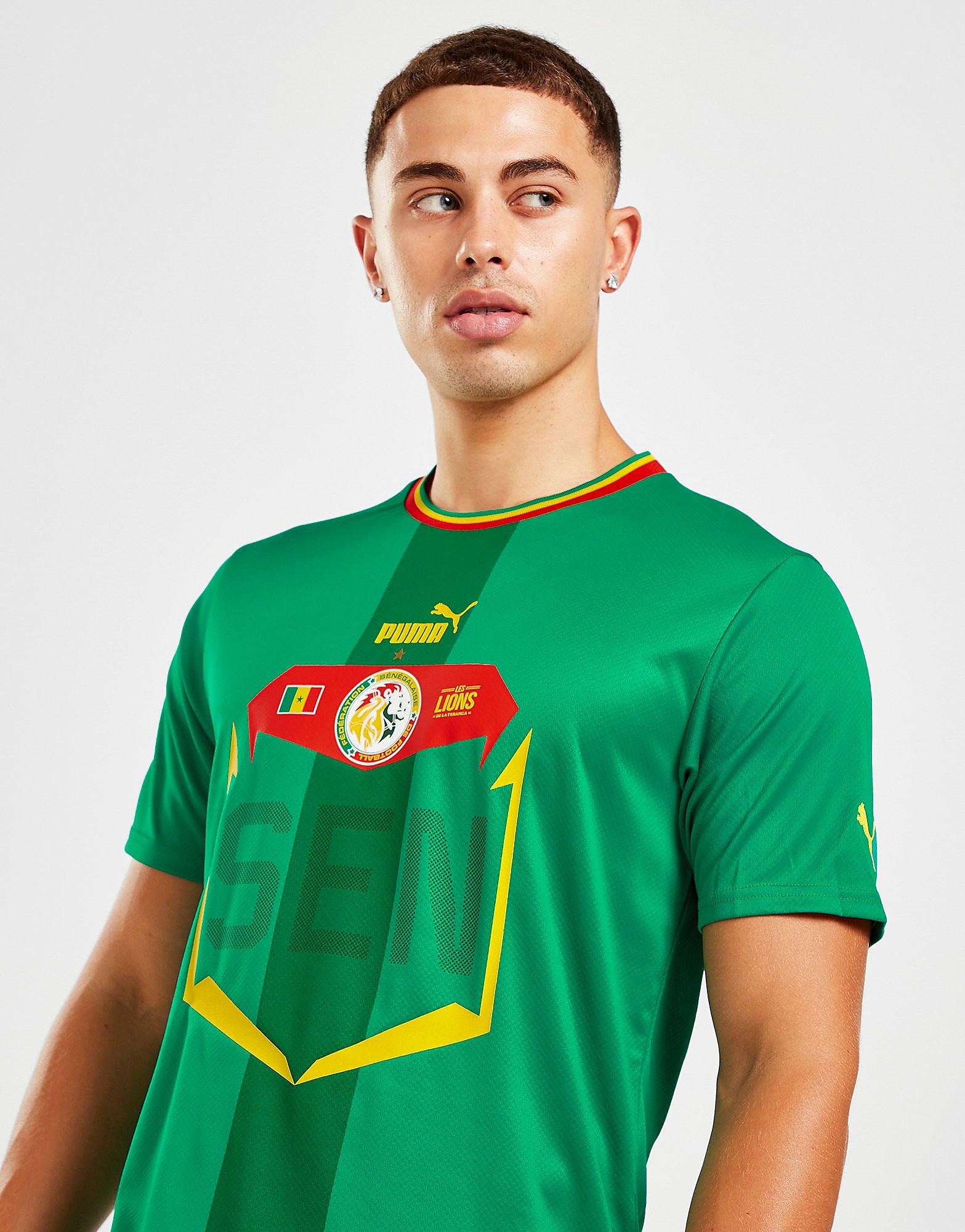 

Puma Senegal 2022 Away Shirt - Green - Mens, Green