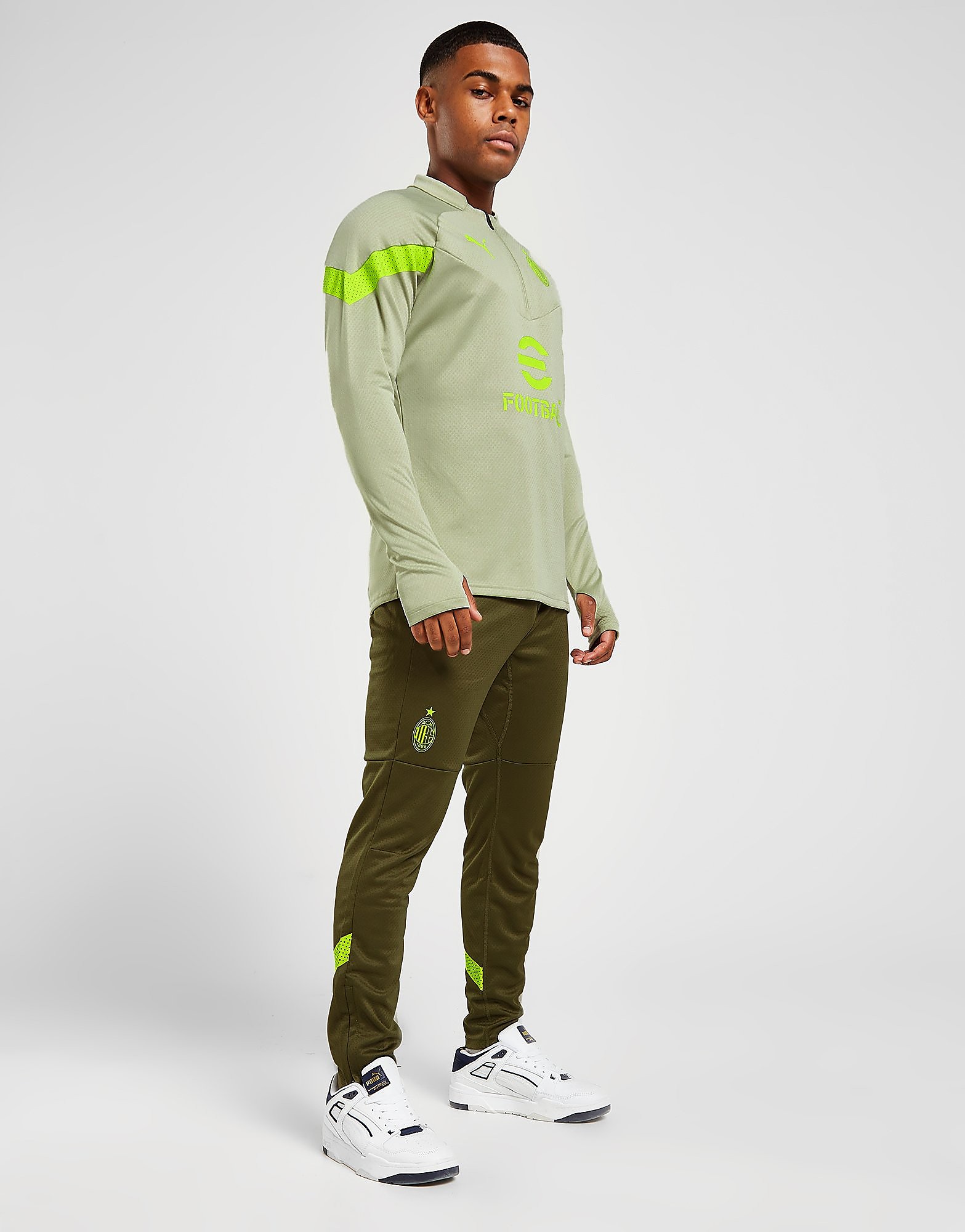 Puma AC Milan Training Pants - Green - Mens, Green