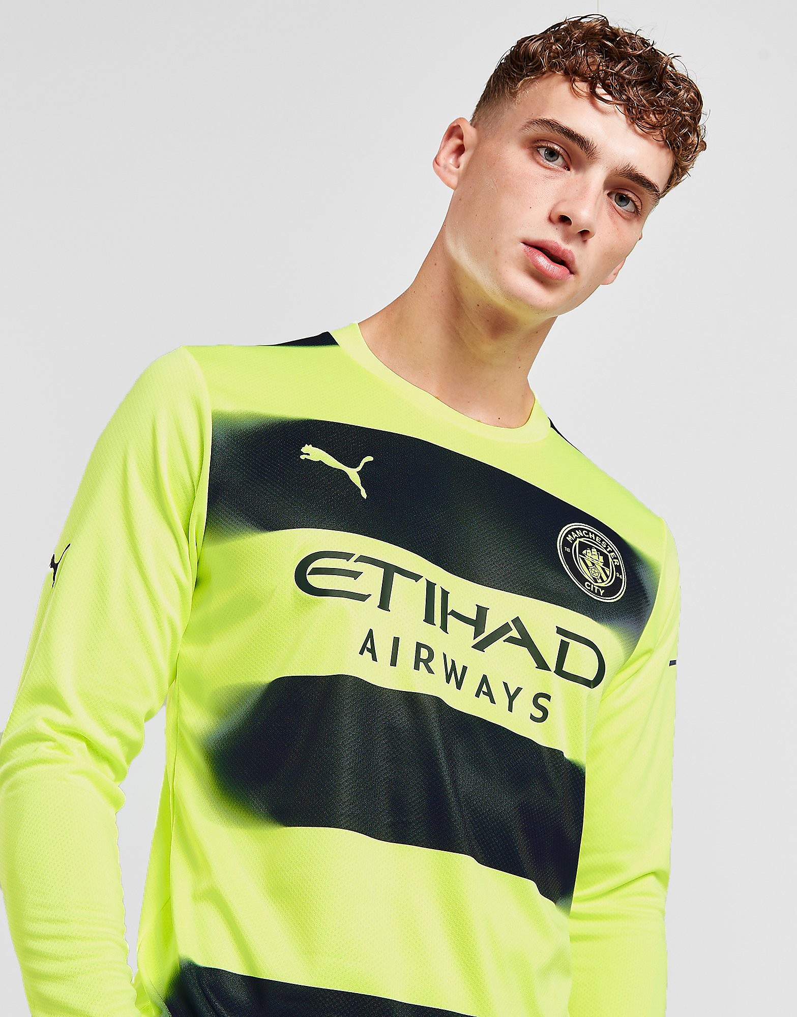 

Puma Manchester City FC 2022/23 LS Third Shirt - Yellow - Mens, Yellow