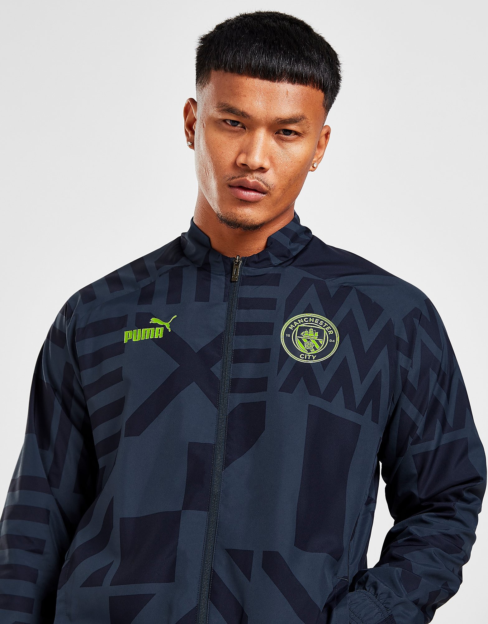 

Puma Manchester City FC Pre Match Jacket - Blue - Mens, Blue
