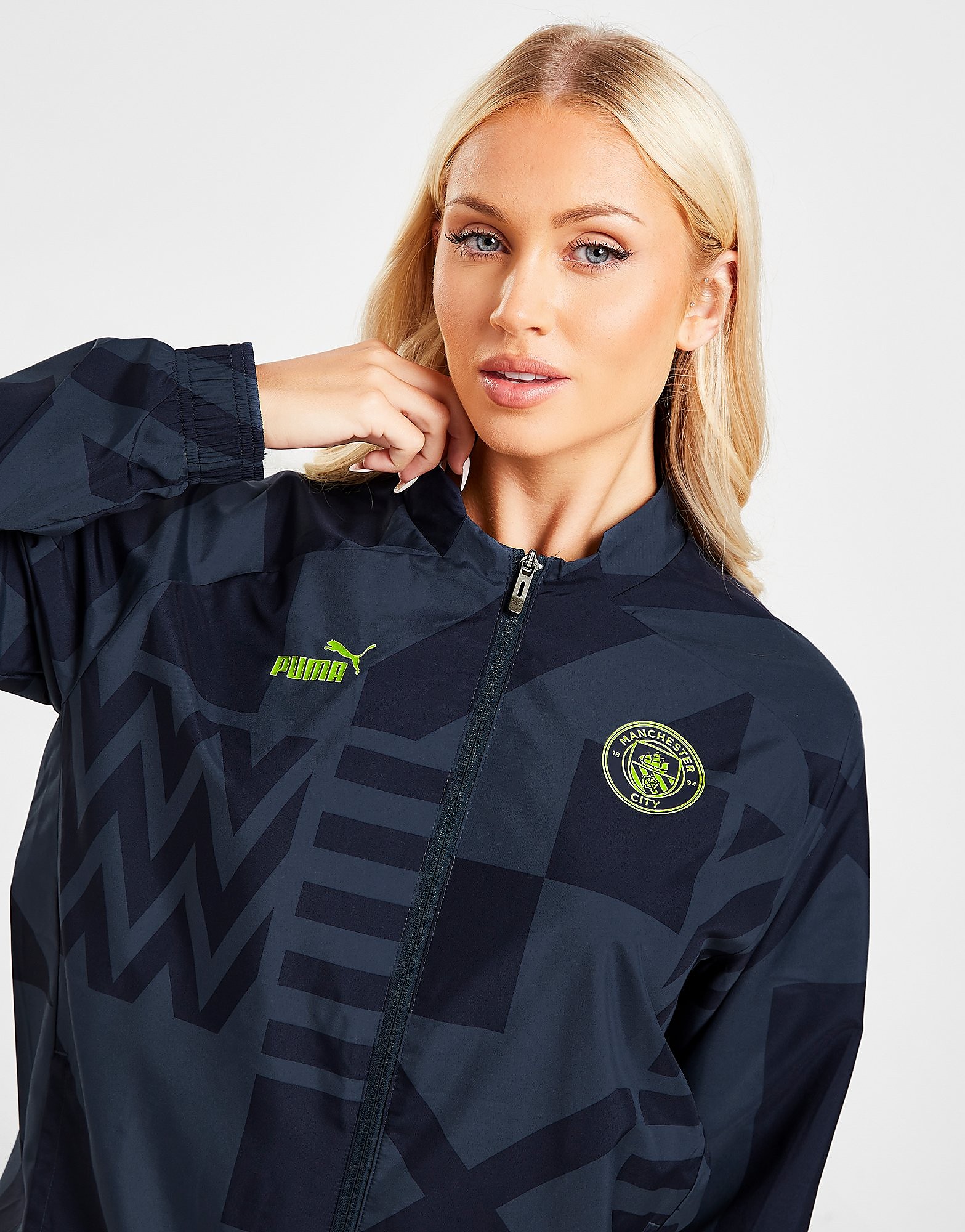 

Puma Manchester City FC Pre Match Jacket - Blue - Womens, Blue