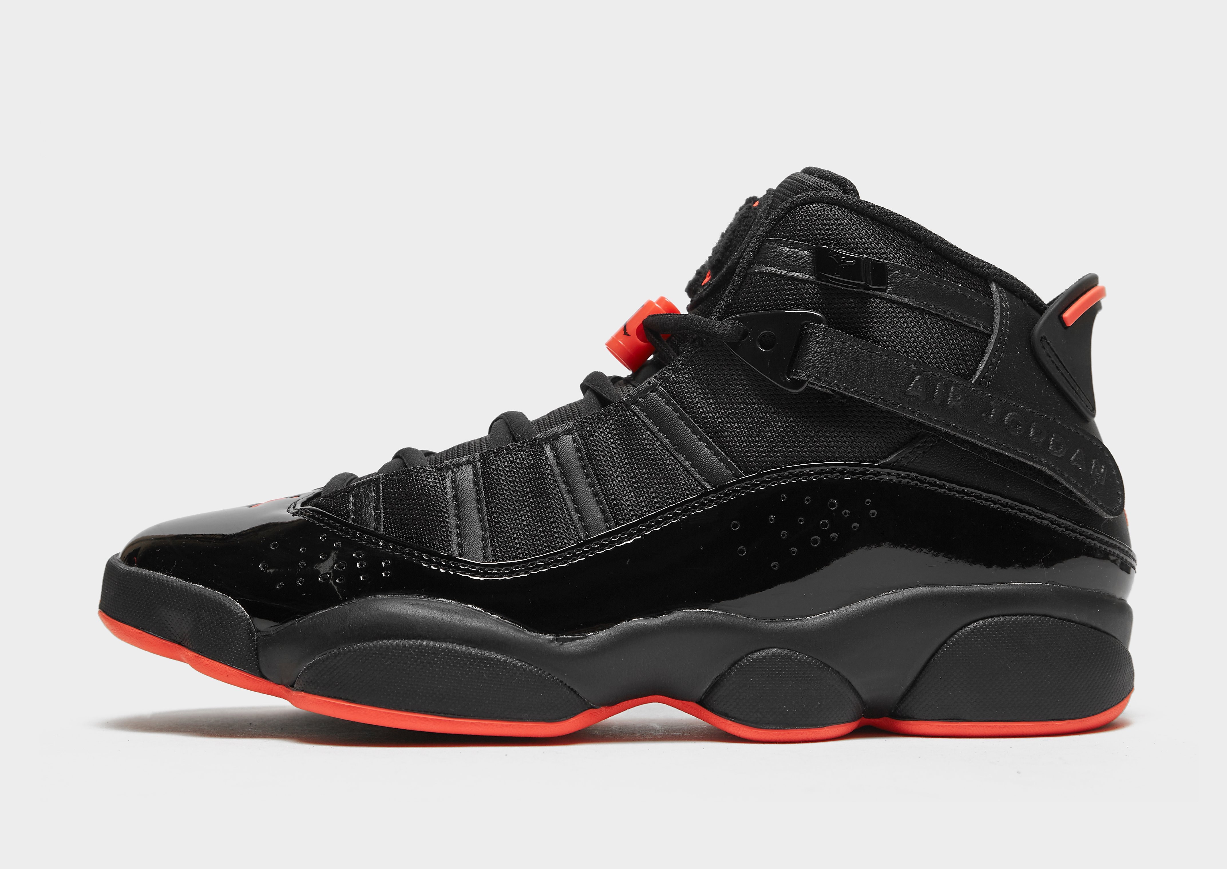 

Jordan Air 6 Rings - Black/Black/Infrared 23 - Mens, Black/Black/Infrared 23