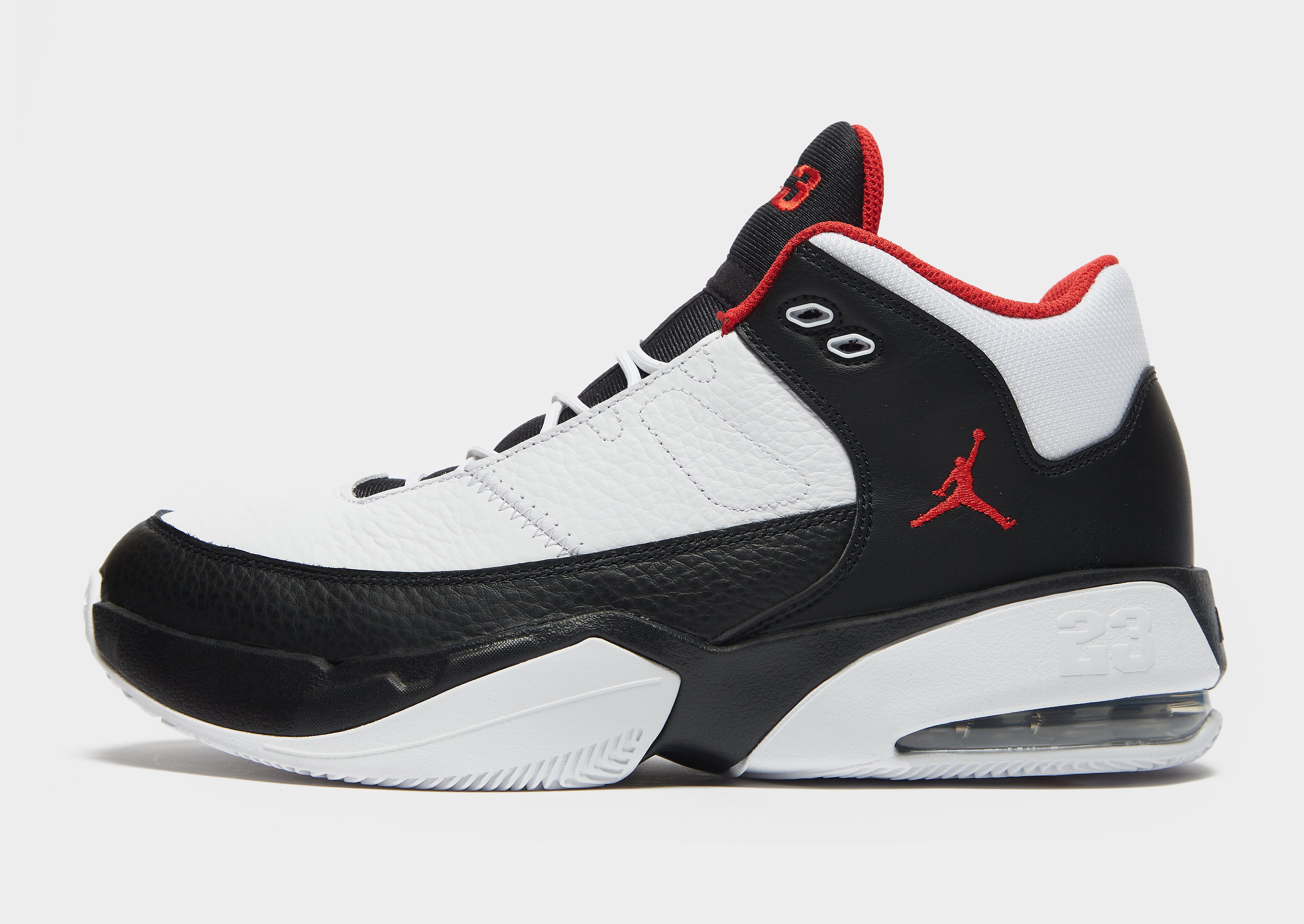 

Jordan AJ Max Aura 3 - White/Black/University Red/Black/Red - Mens, White/Black/University Red/Black/Red