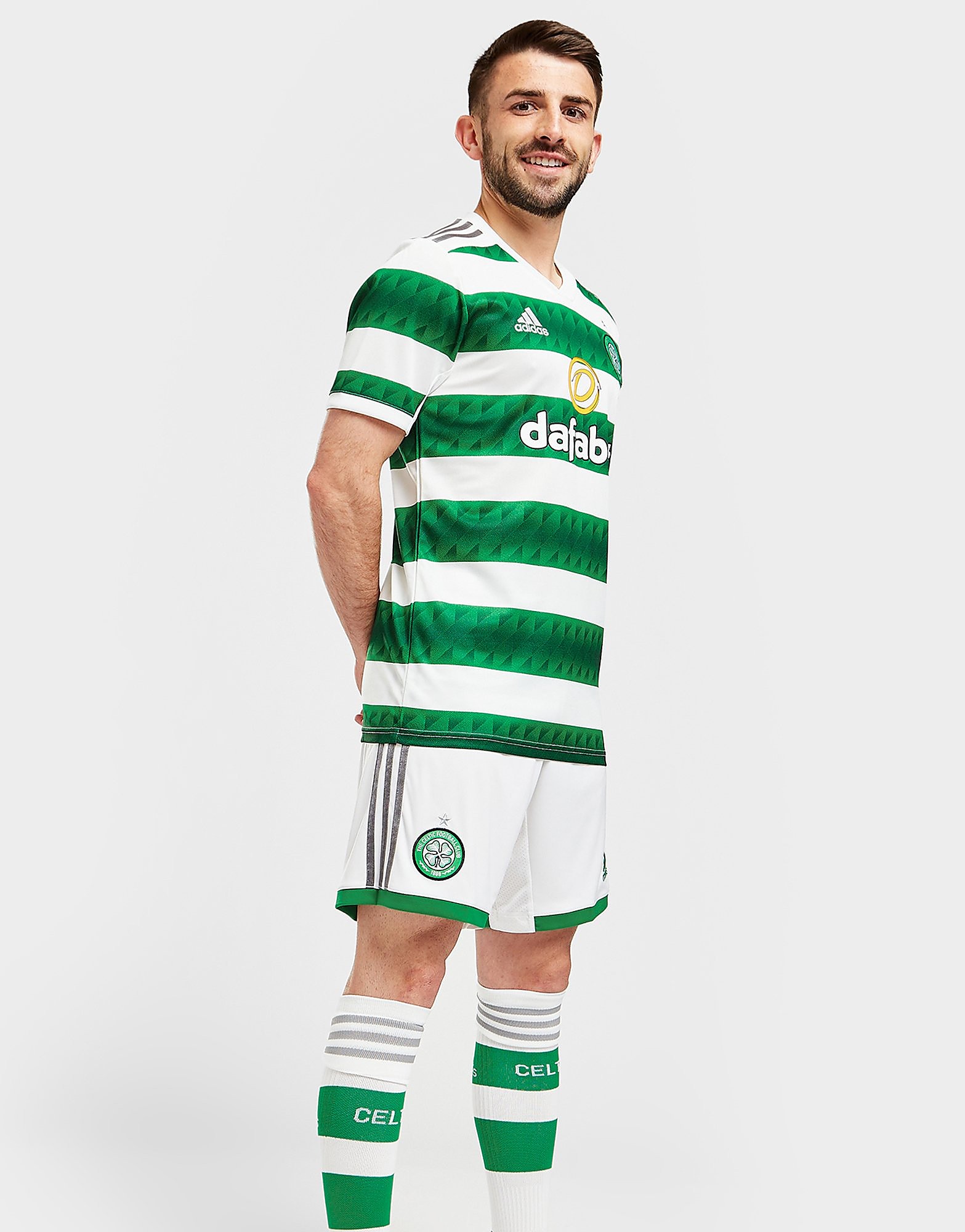 

adidas Celtic FC 2022/23 Home Shorts - White - Mens, White
