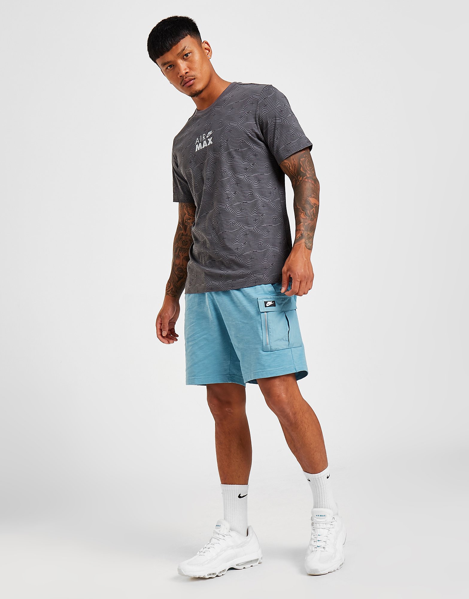 

Nike Modern Shorts - Cerulean/Cerulean - Mens, Cerulean/Cerulean